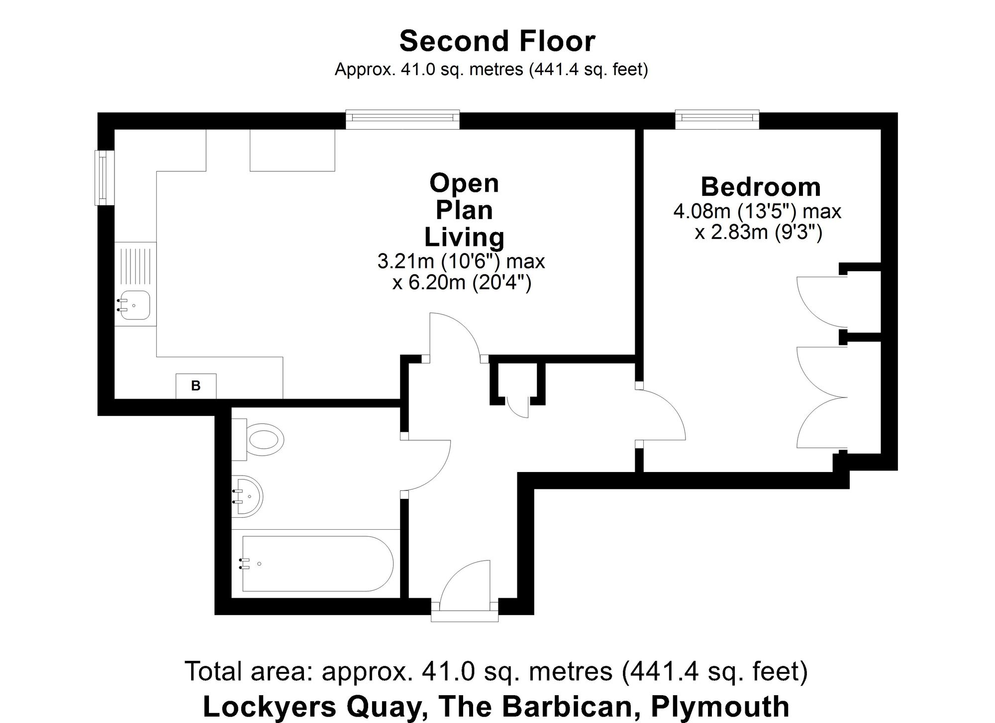 Lockyers Quay, The Barbican, Plymouth PL4, 1 bedroom flat for sale