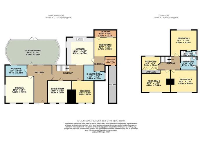 18, Pott Hall Road, Bury St. Edmunds floorplan