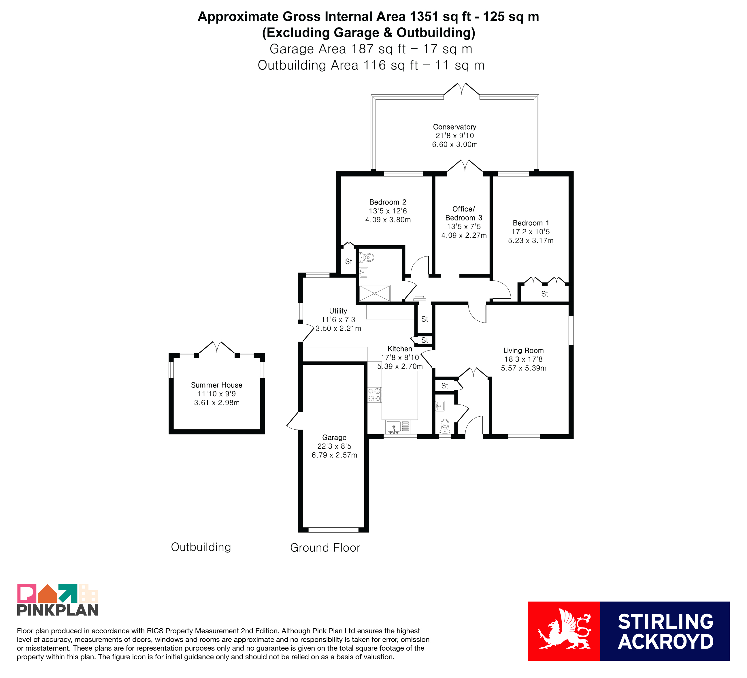 16, Honeypots Road, Surrey floorplan