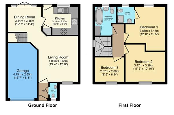 8, Charles Bowden Place, Haslington floorplan