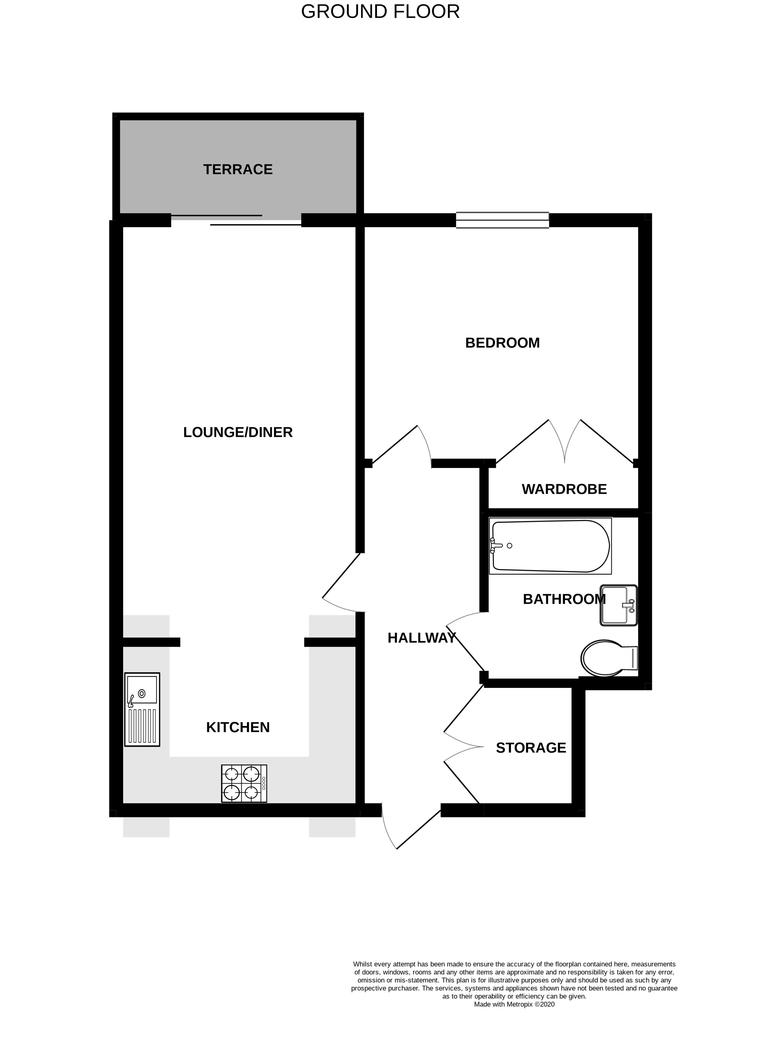 4, Centro, Camberley floorplan