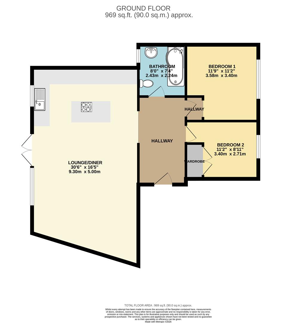 36, Rose Gardens, Ramsgate floorplan