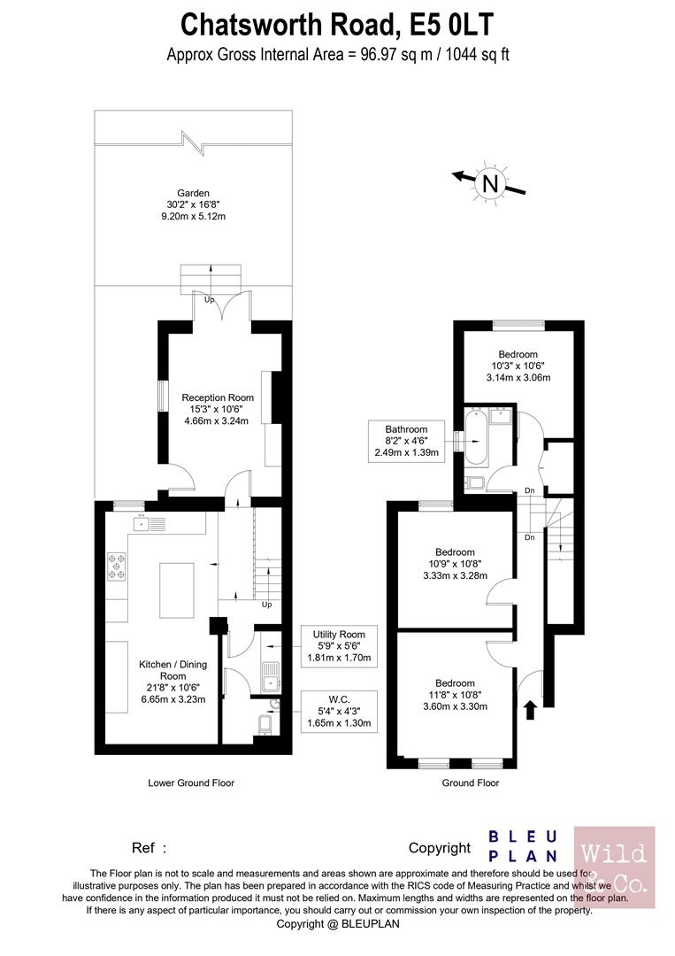 Chatsworth Road, Lower Clapton, Hackney floorplan