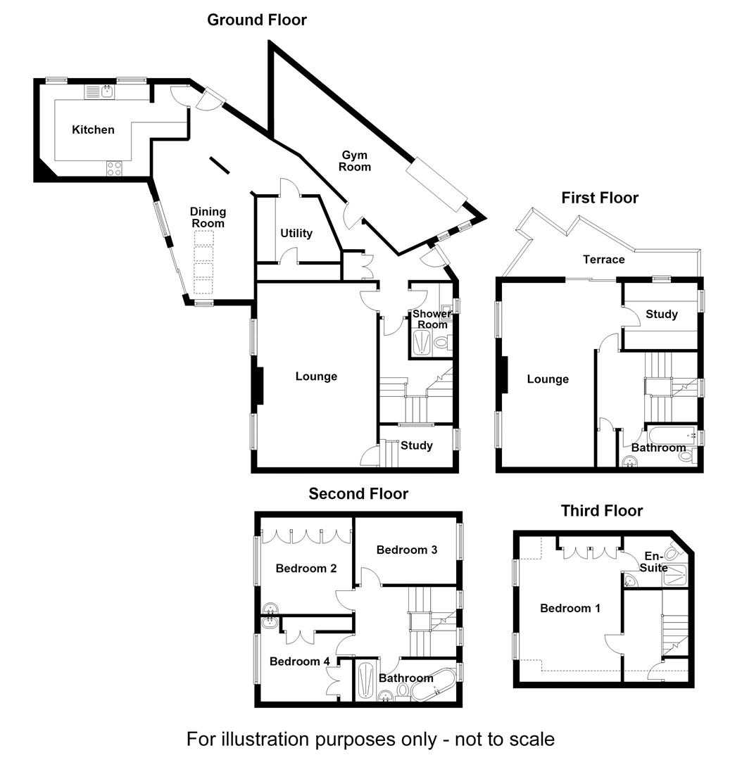 1, Little Horwood Manor, Milton Keynes floorplan