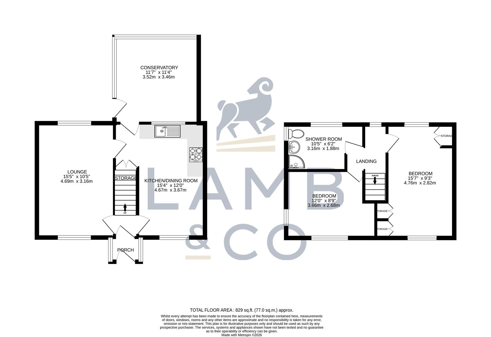 13, Colchester Road Wix, Manningtree floorplan