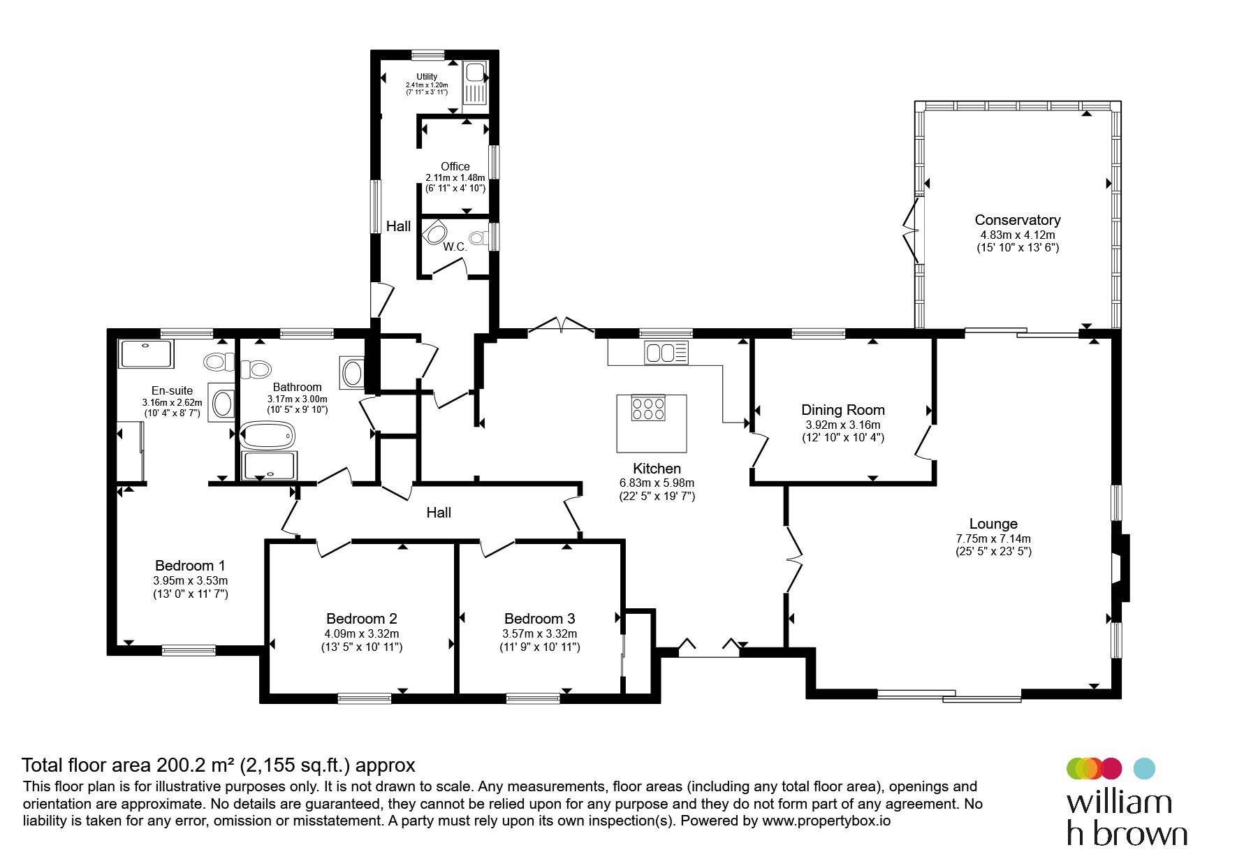 Eagle Lodge, Archers Lane, Boston floorplan