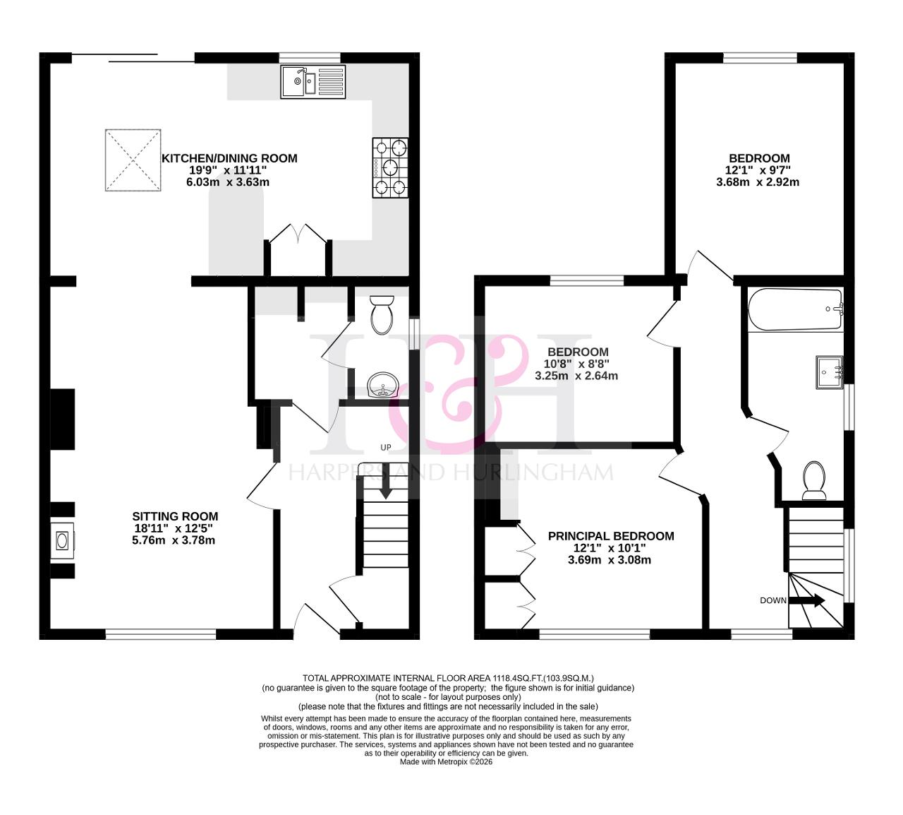 4, Bourner Cottages, Dig Dog Lane floorplan