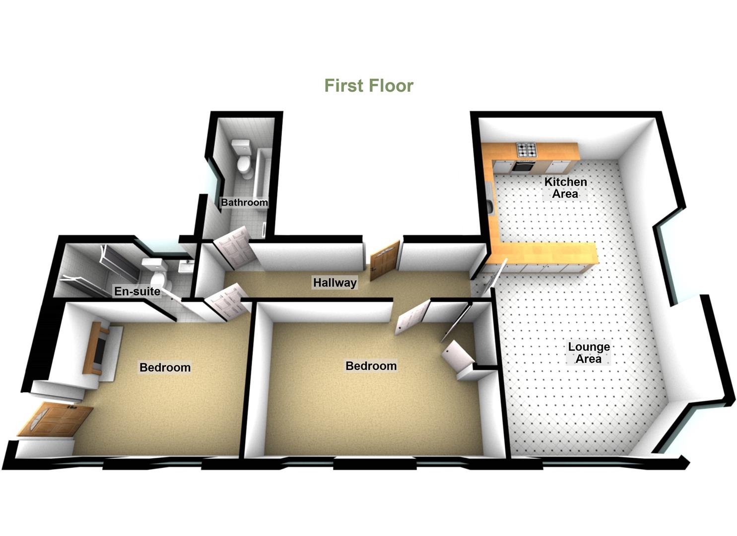 Flat 2, 29, Milton Street, Saltburn-By-The-Sea floorplan