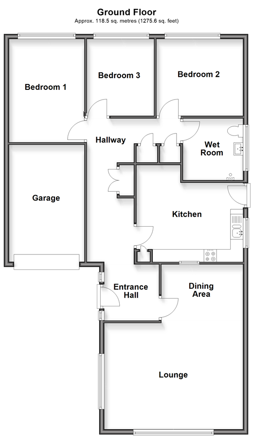Leonard Road, Greatstone floorplan