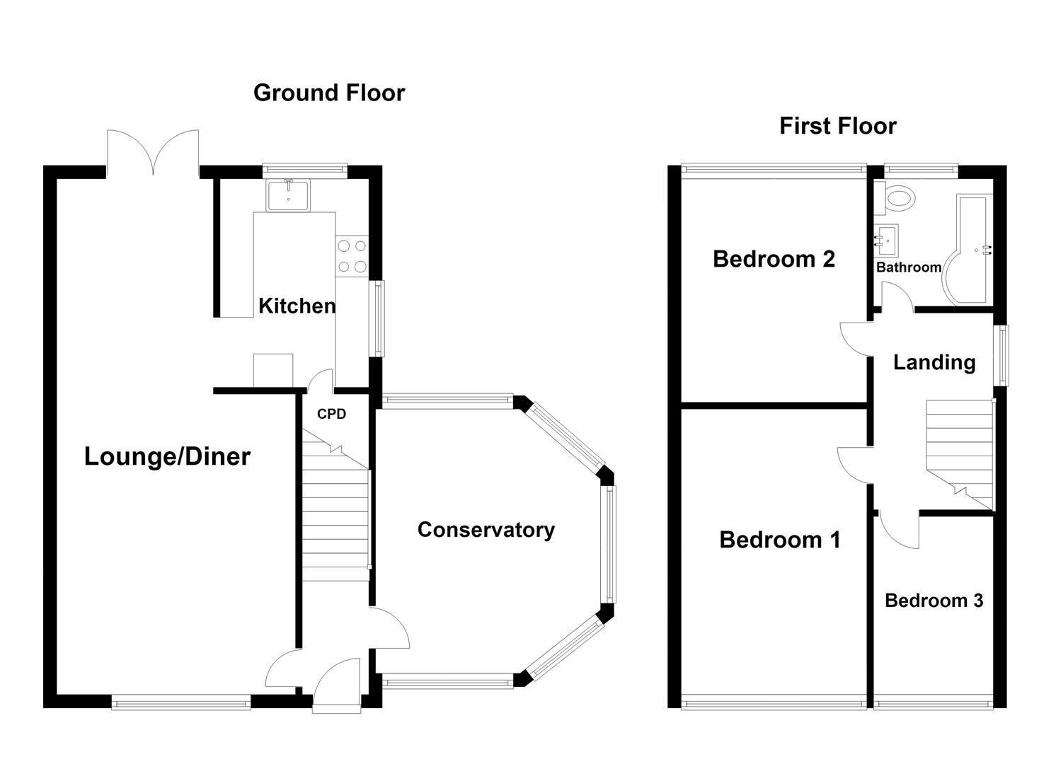 35, Meadow Lane, Wakefield floorplan