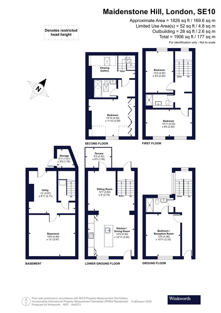 14, Maidenstone Hill, Greenwich floorplan