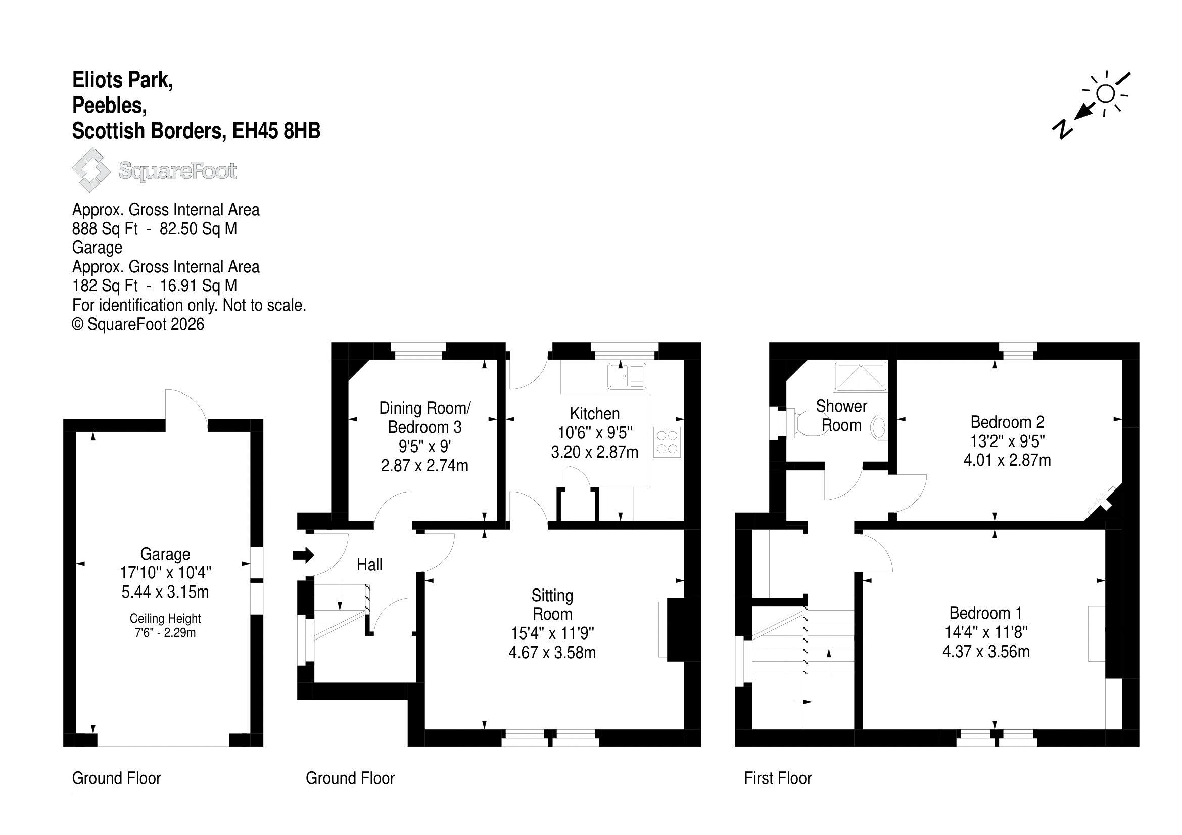 5, Eliots Park, Peebles floorplan