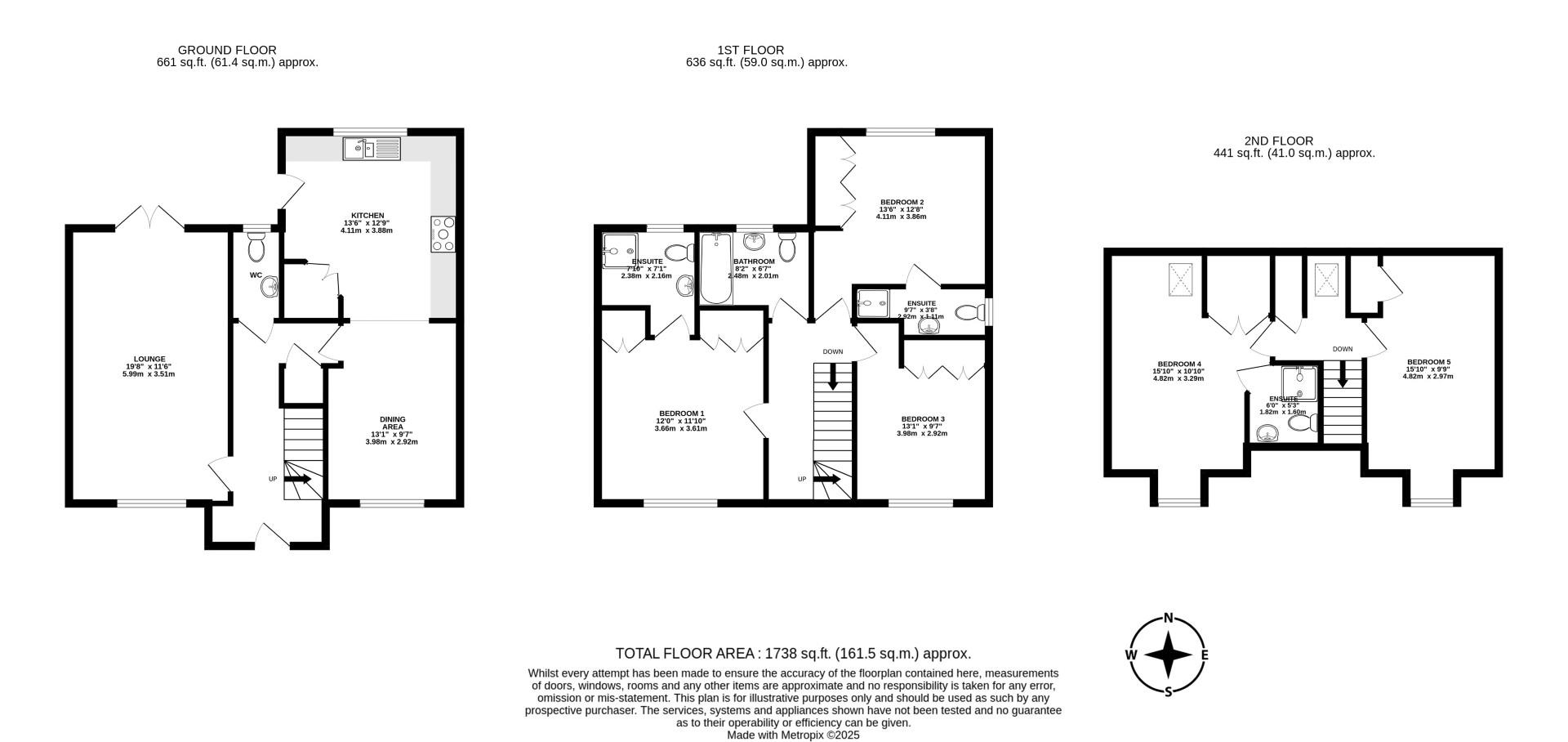 Saffre Close, Winterton floorplan
