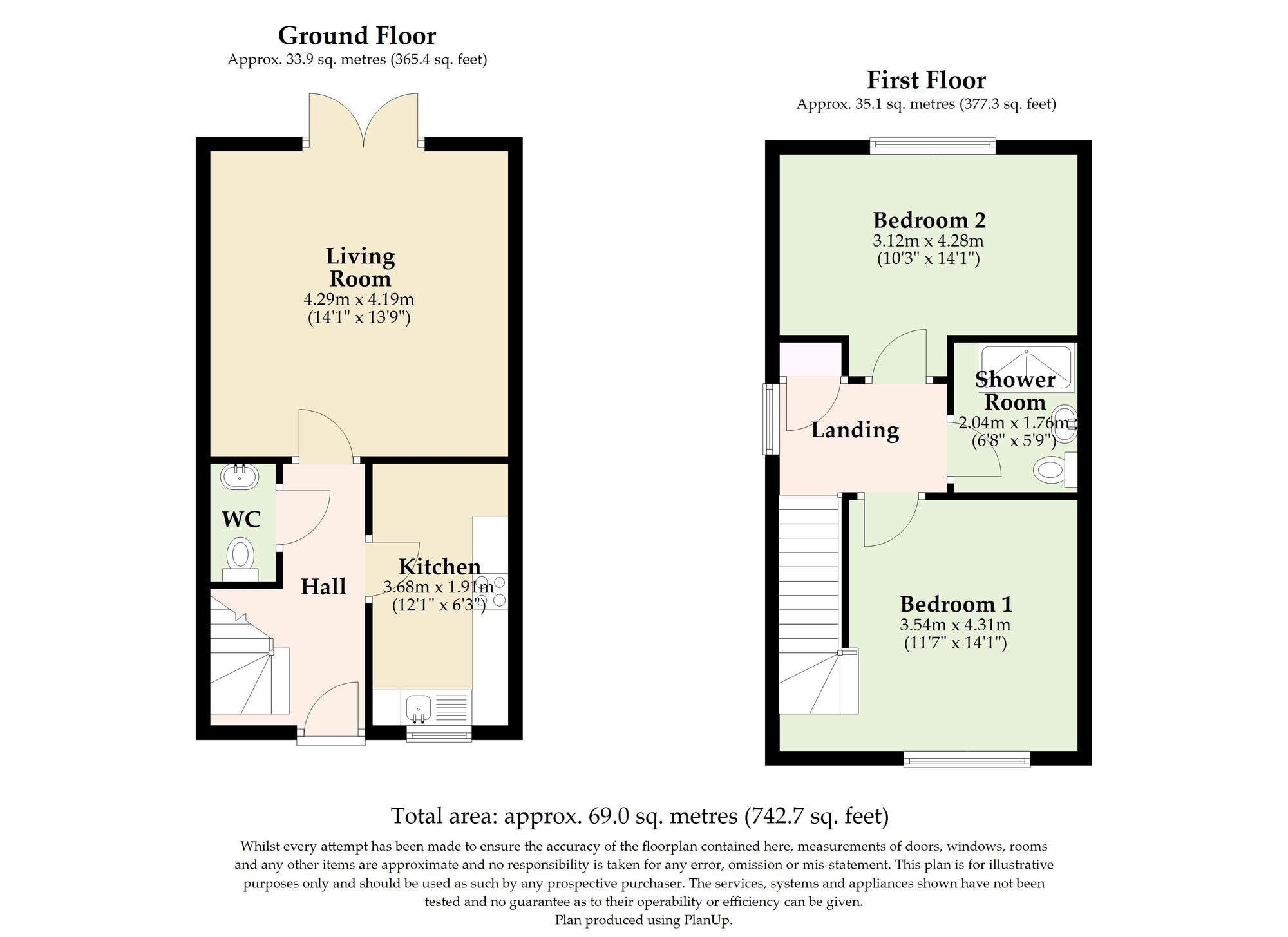 2 The Stables, Thetford floorplan