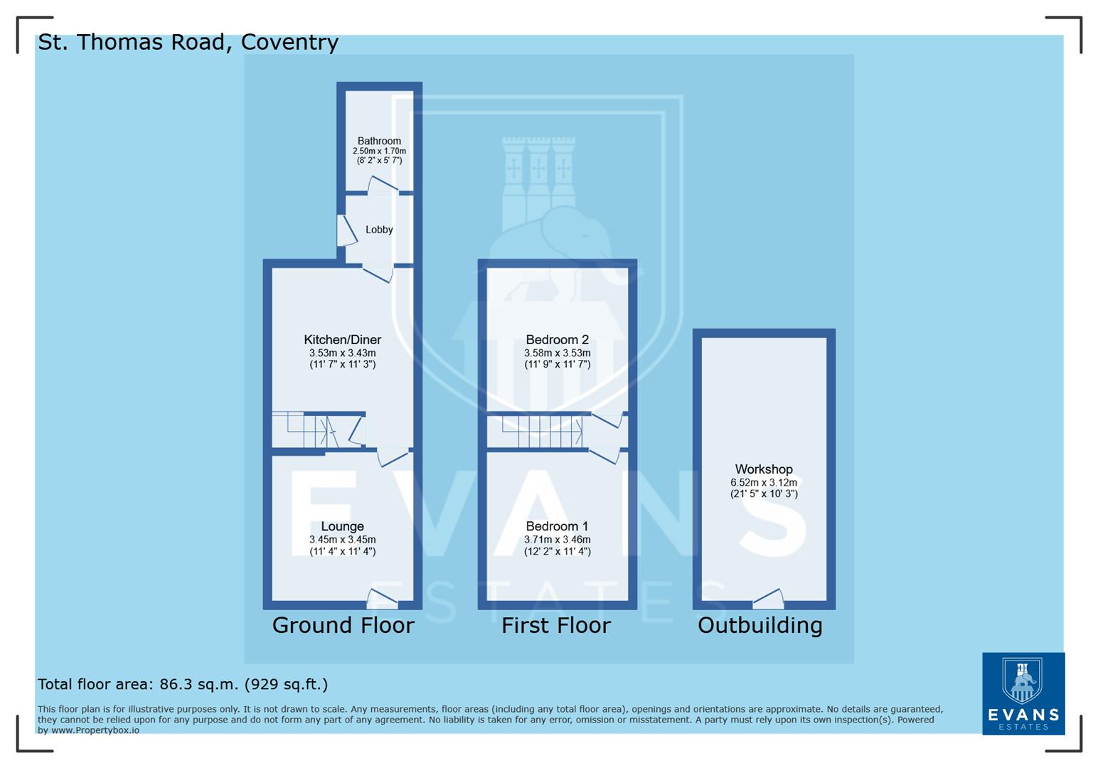 St. Thomas Road, Coventry floorplan