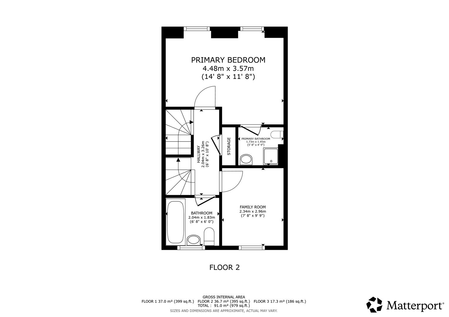 3, Beckside, Halifax floorplan