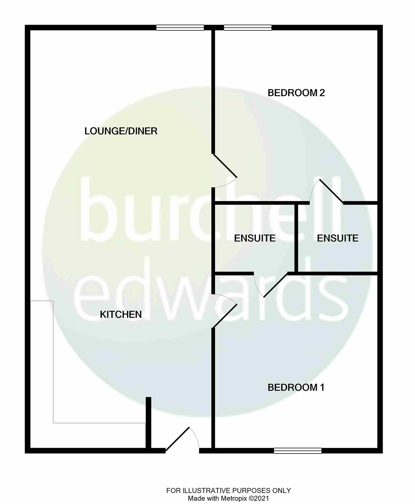 New home, 2 bed flat for sale in Wetmore Road, BurtonOnTrent DE14