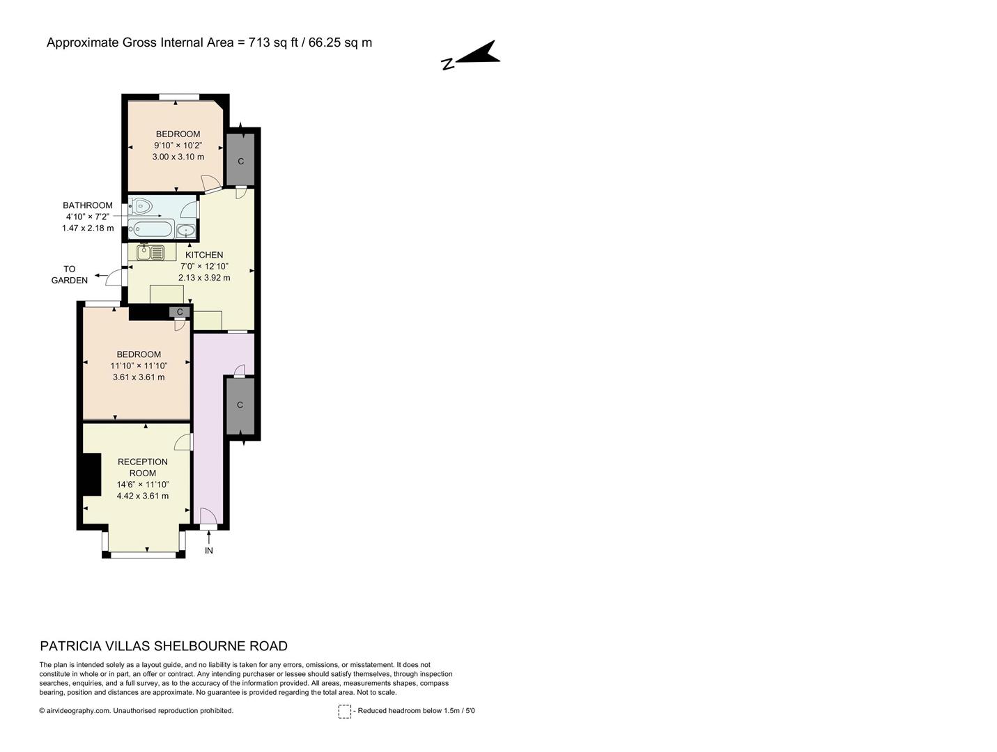 Shelbourne Road, London floorplan