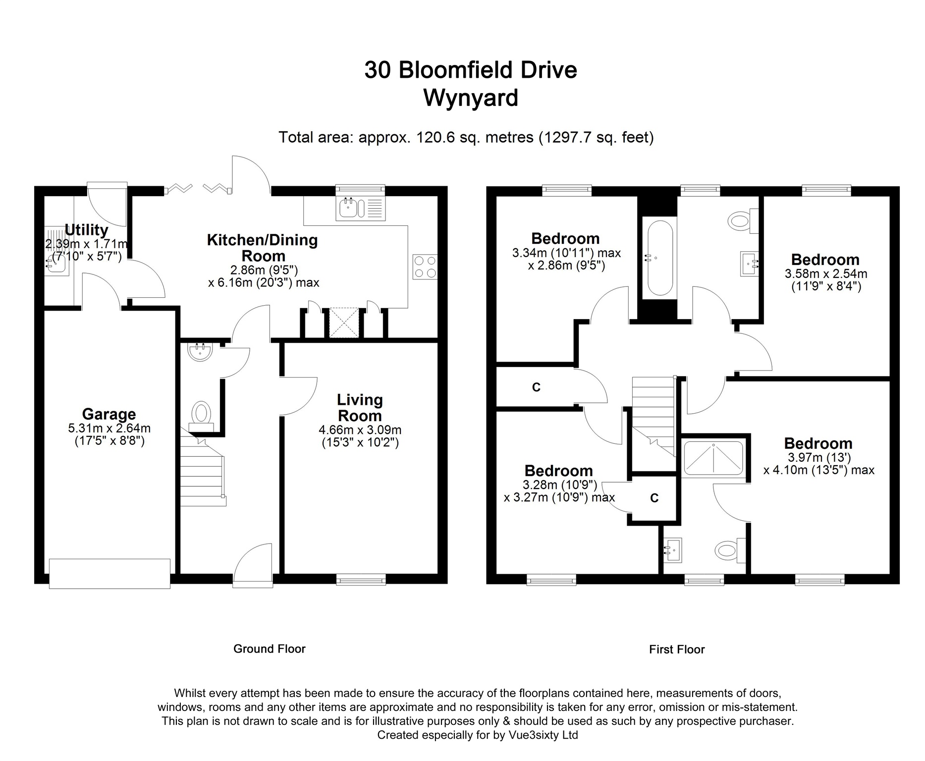 30, Bloomfield Drive, Billingham floorplan