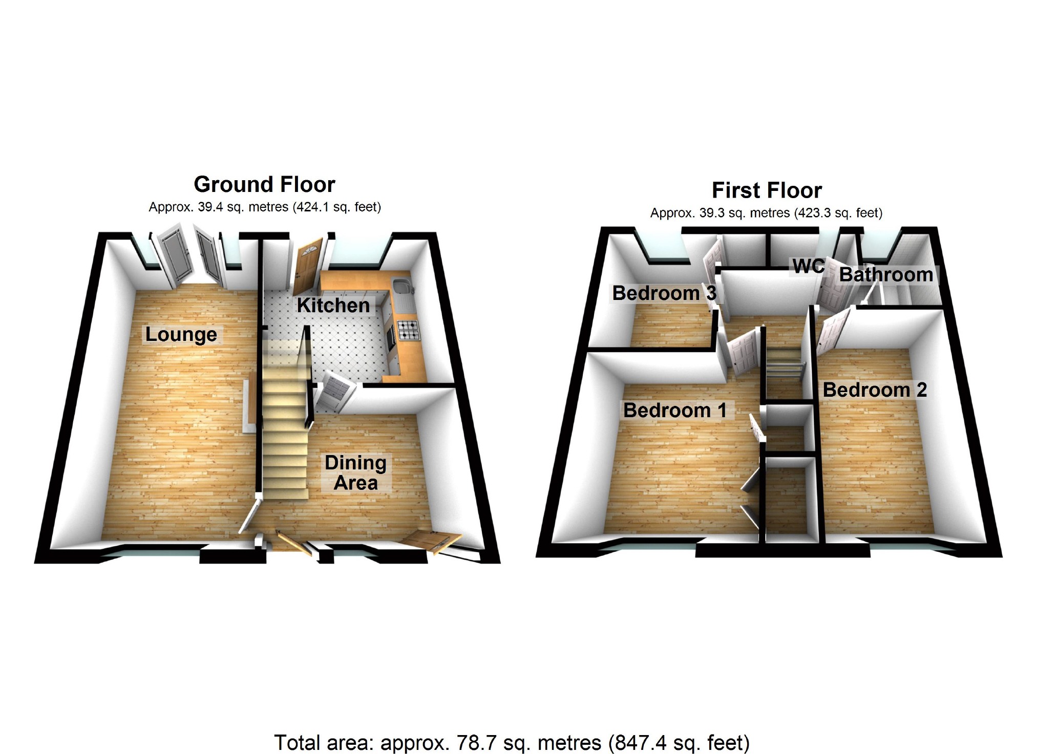 3 Bedrooms Terraced house for sale in Sadlers Mead, Harlow, Essex CM18