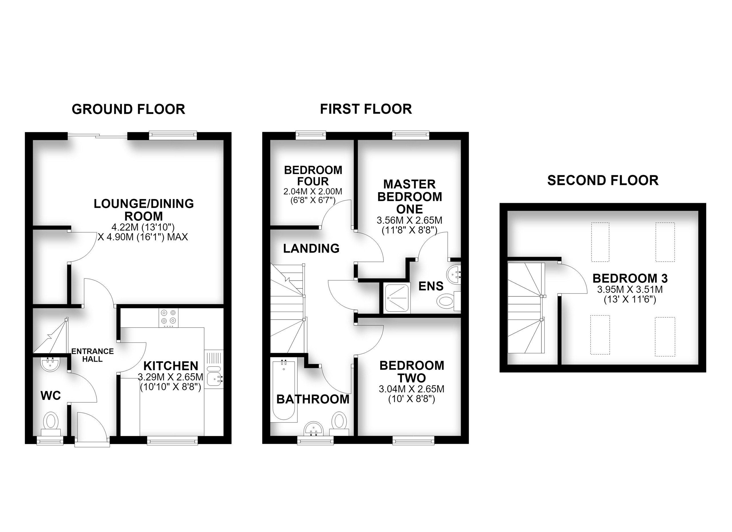 90, Ffordd Nowell, Cardiff floorplan
