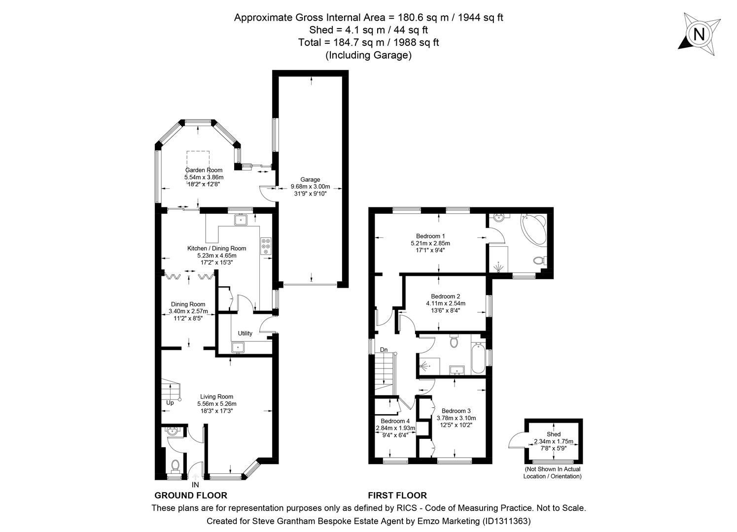 6, Angelo Close, Waterlooville floorplan