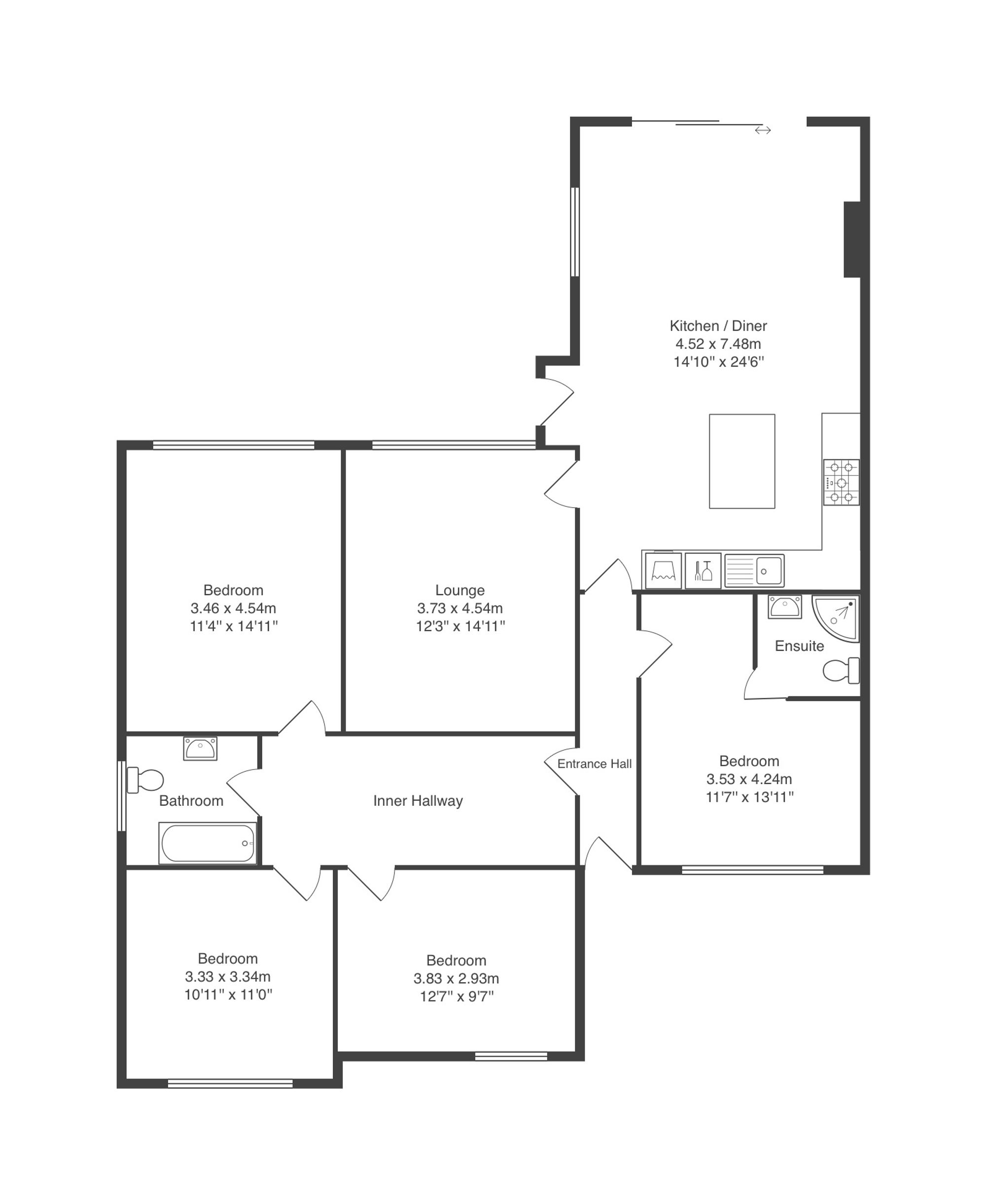59 Curzon Avenue, Leicester floorplan
