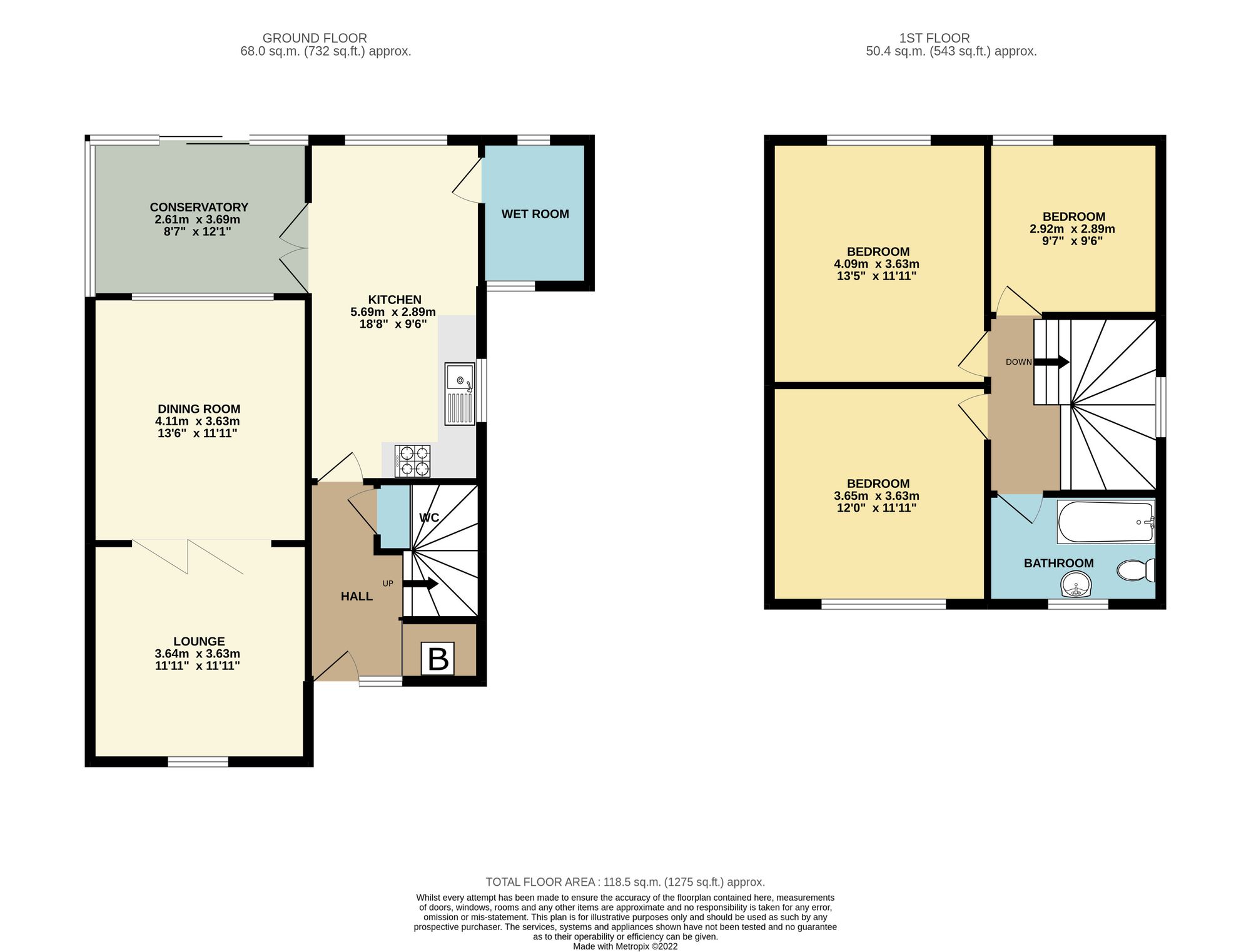 17 Babbington Street, Alfreton floorplan