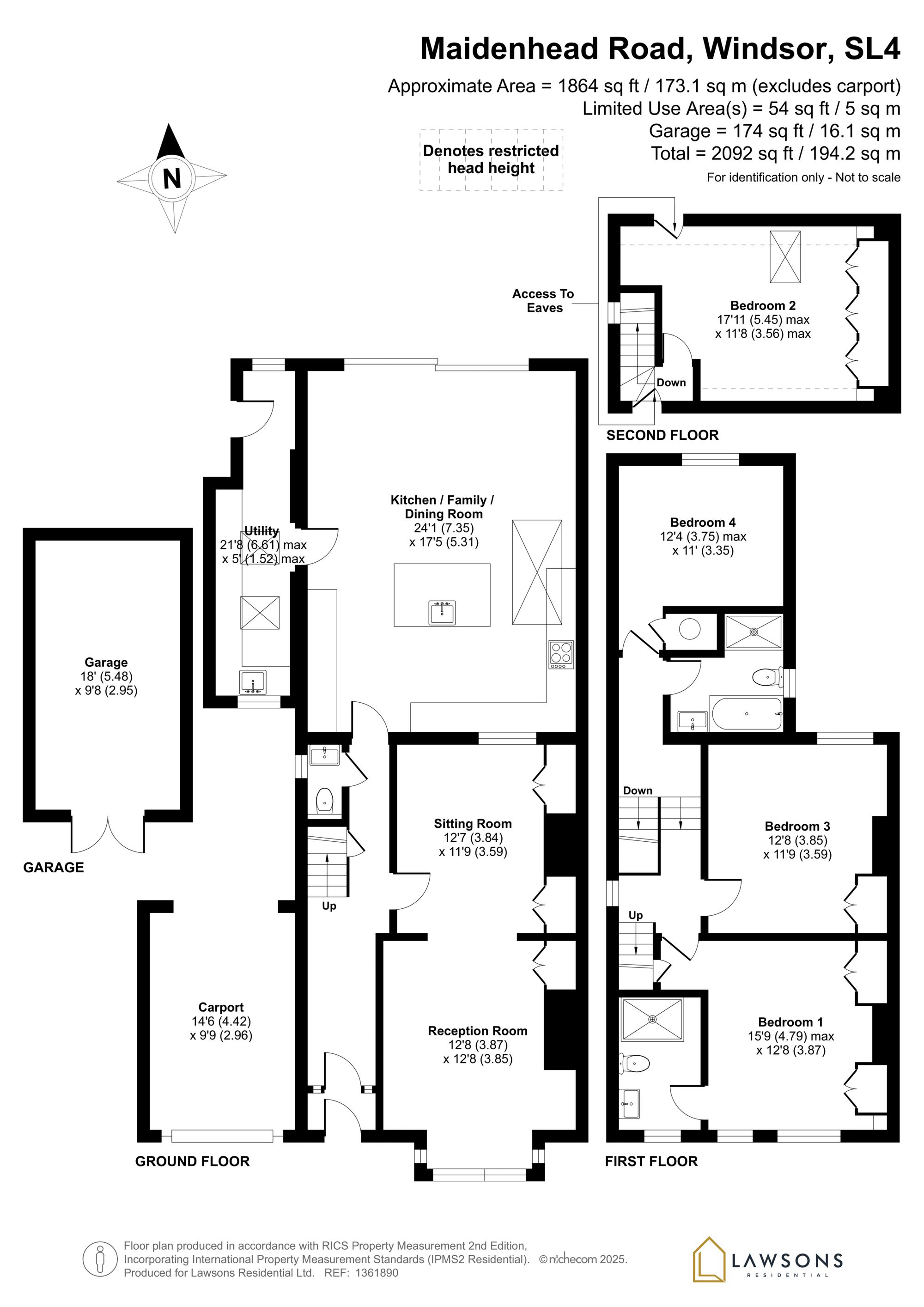 12 Maidenhead Road, Windsor floorplan