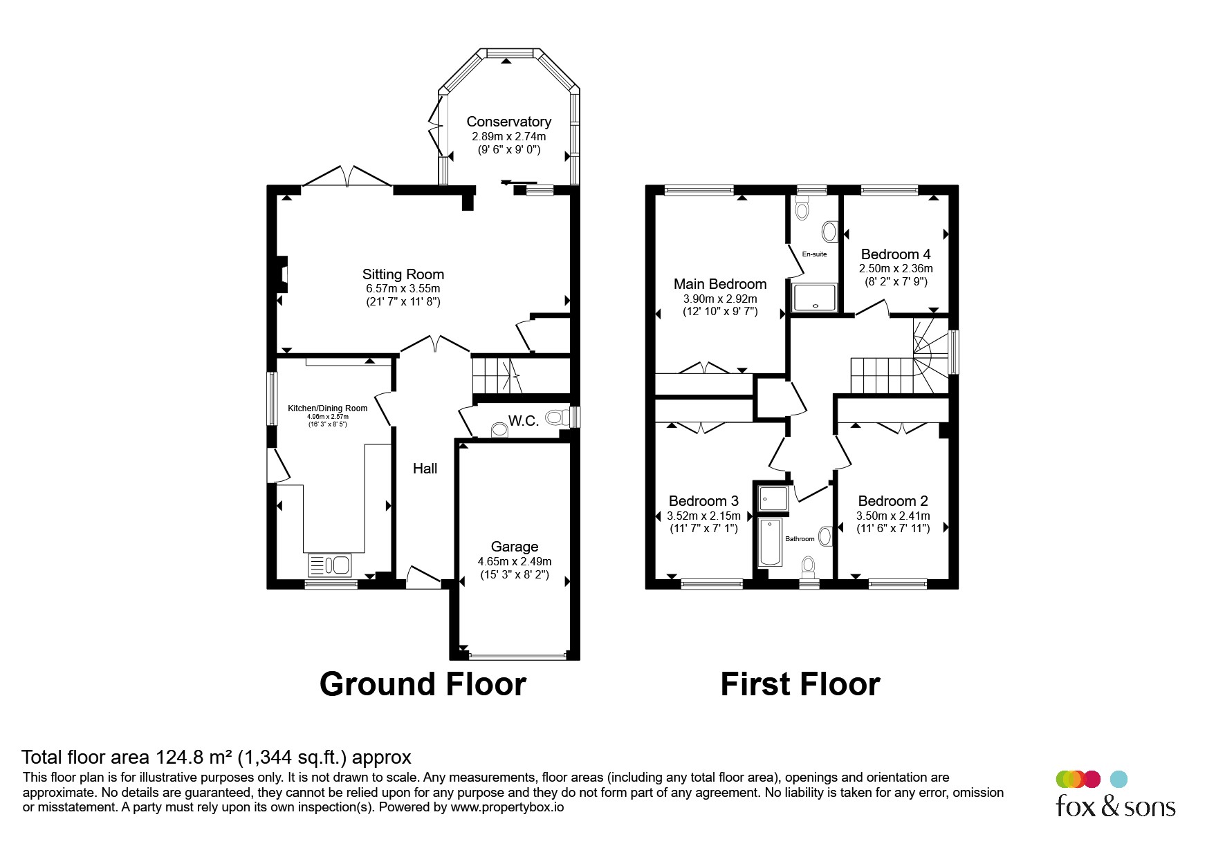 32, The Thatchings, Polegate floorplan