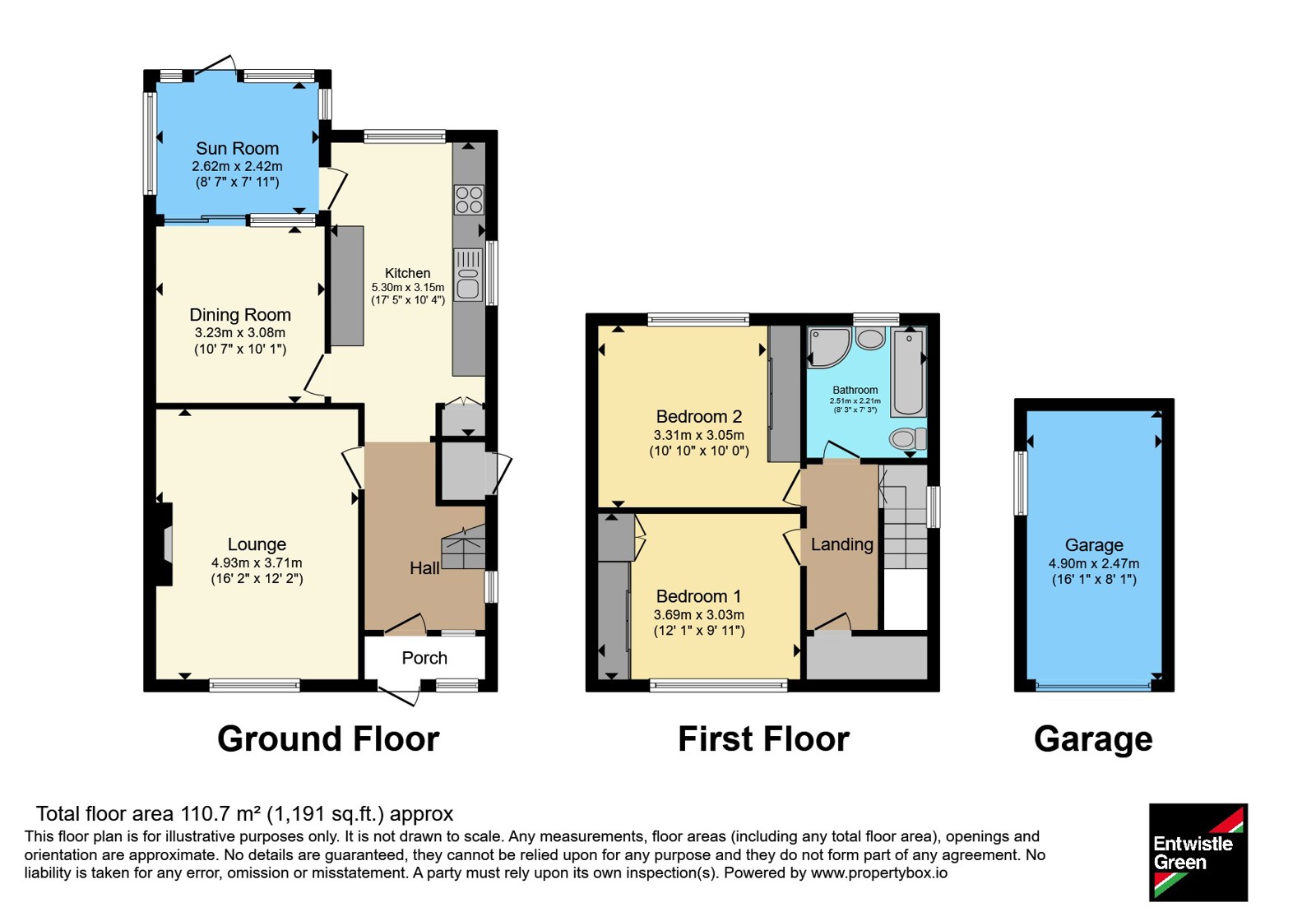 13, Warwick Avenue, Lancashire floorplan