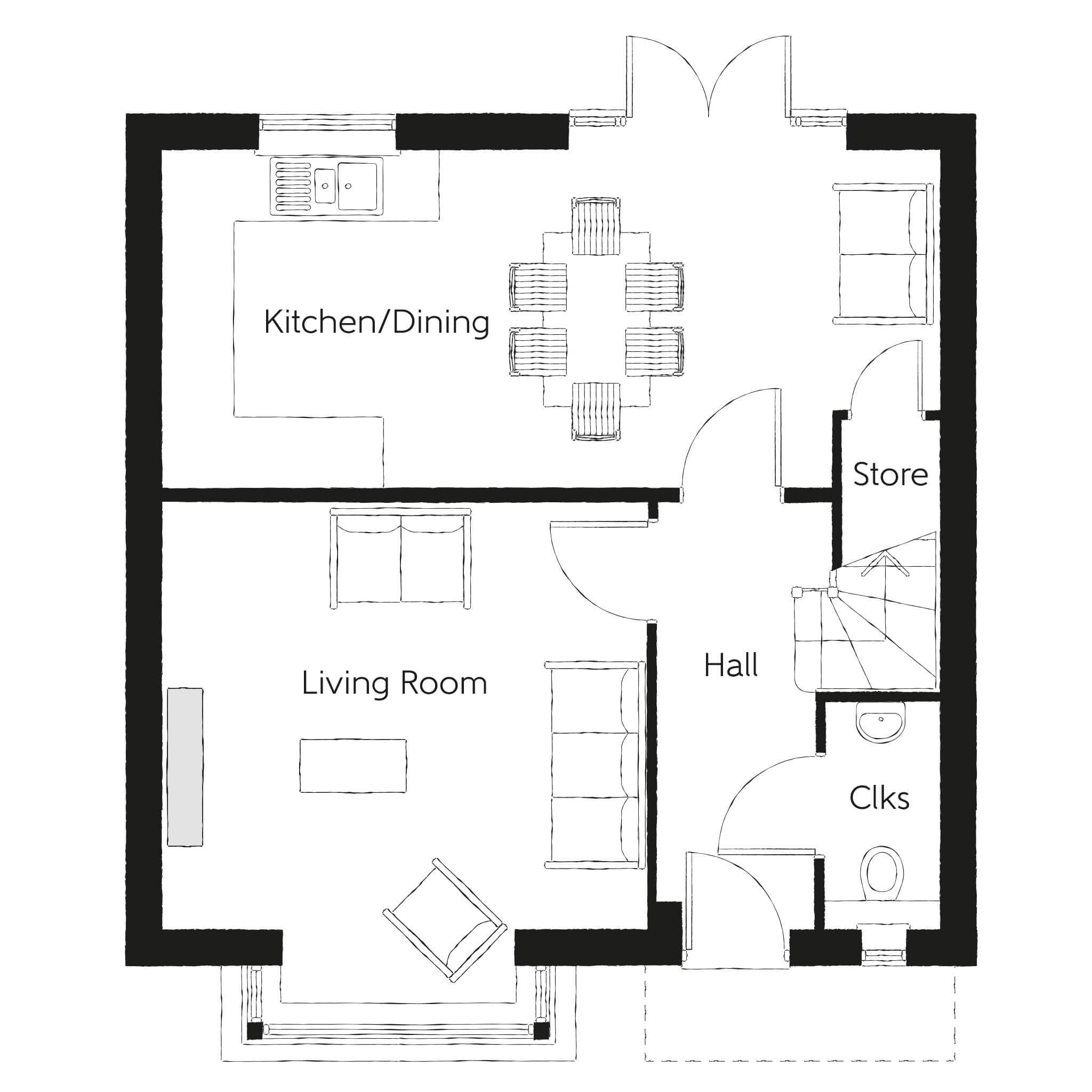 105, Snelsmoor Village, Chellaston floorplan