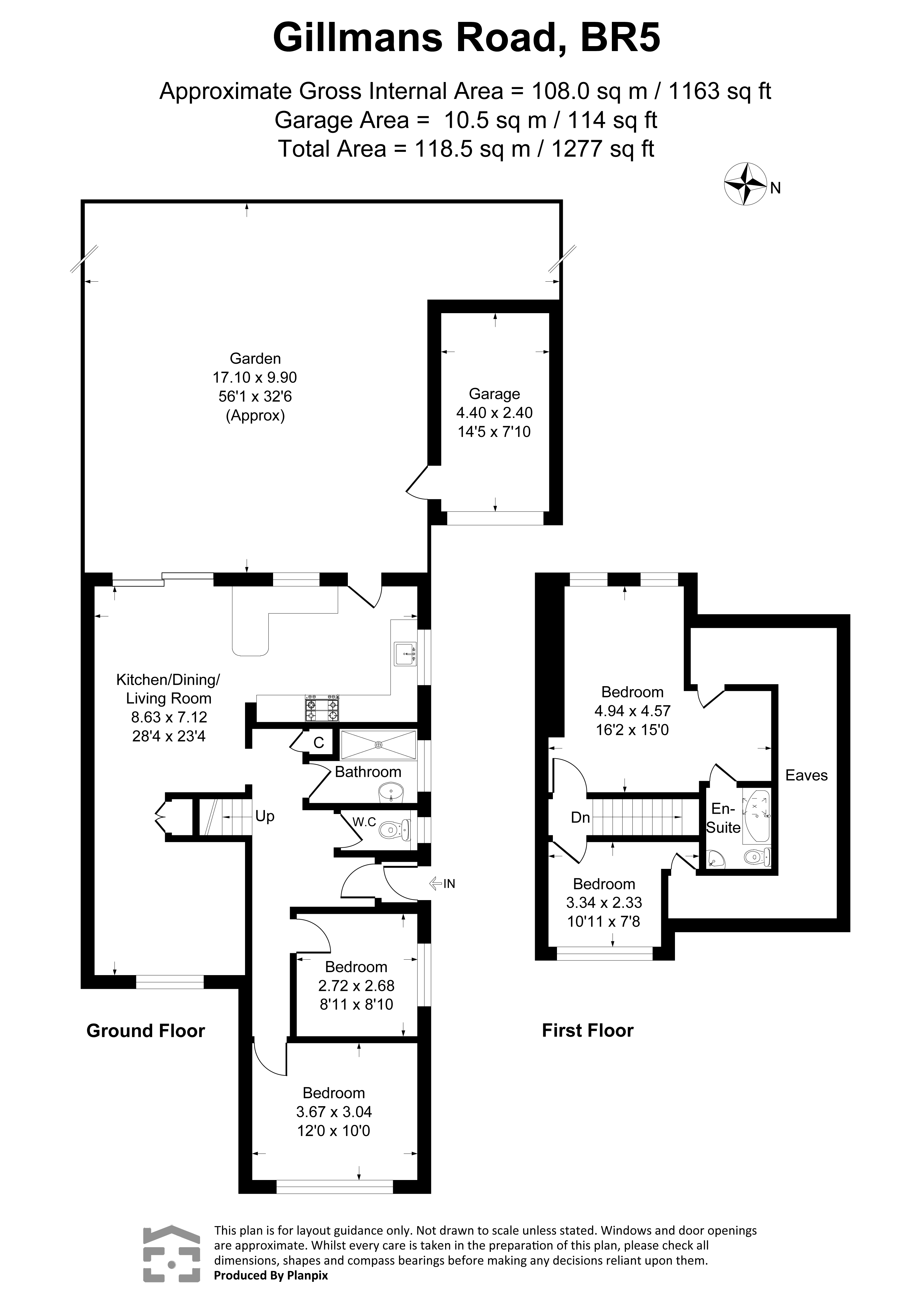 12, Gillmans Road, Kent floorplan