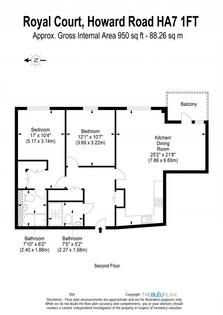 2 Bedrooms Flat for sale in Howard Road, Stanmore HA7