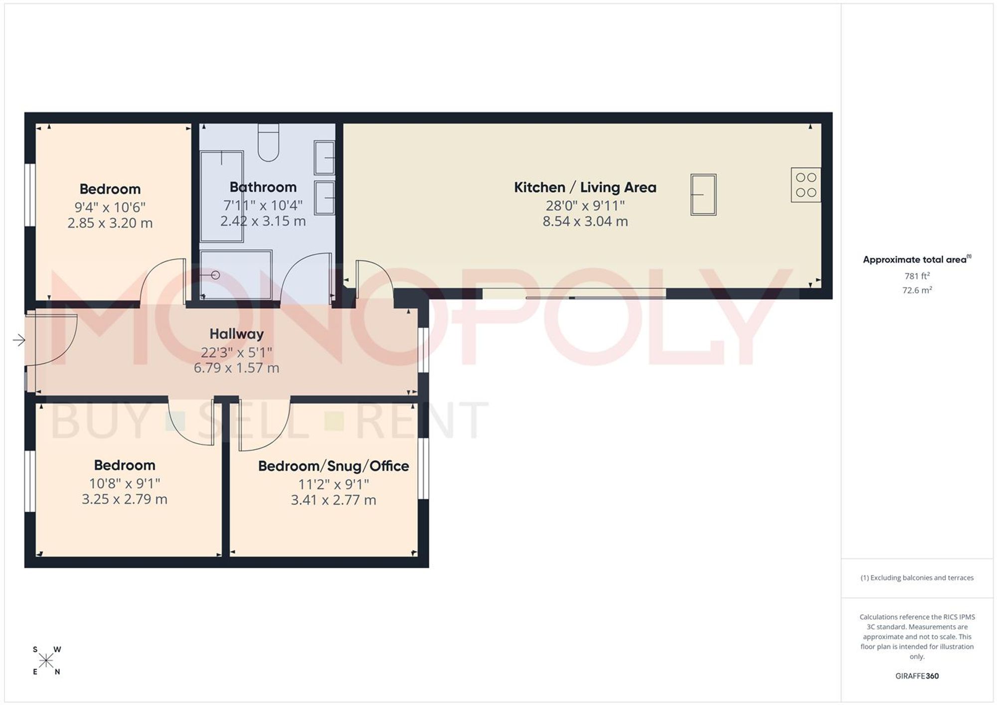 Bank Cottage Waterloo Place Well Street, Wrexham floorplan