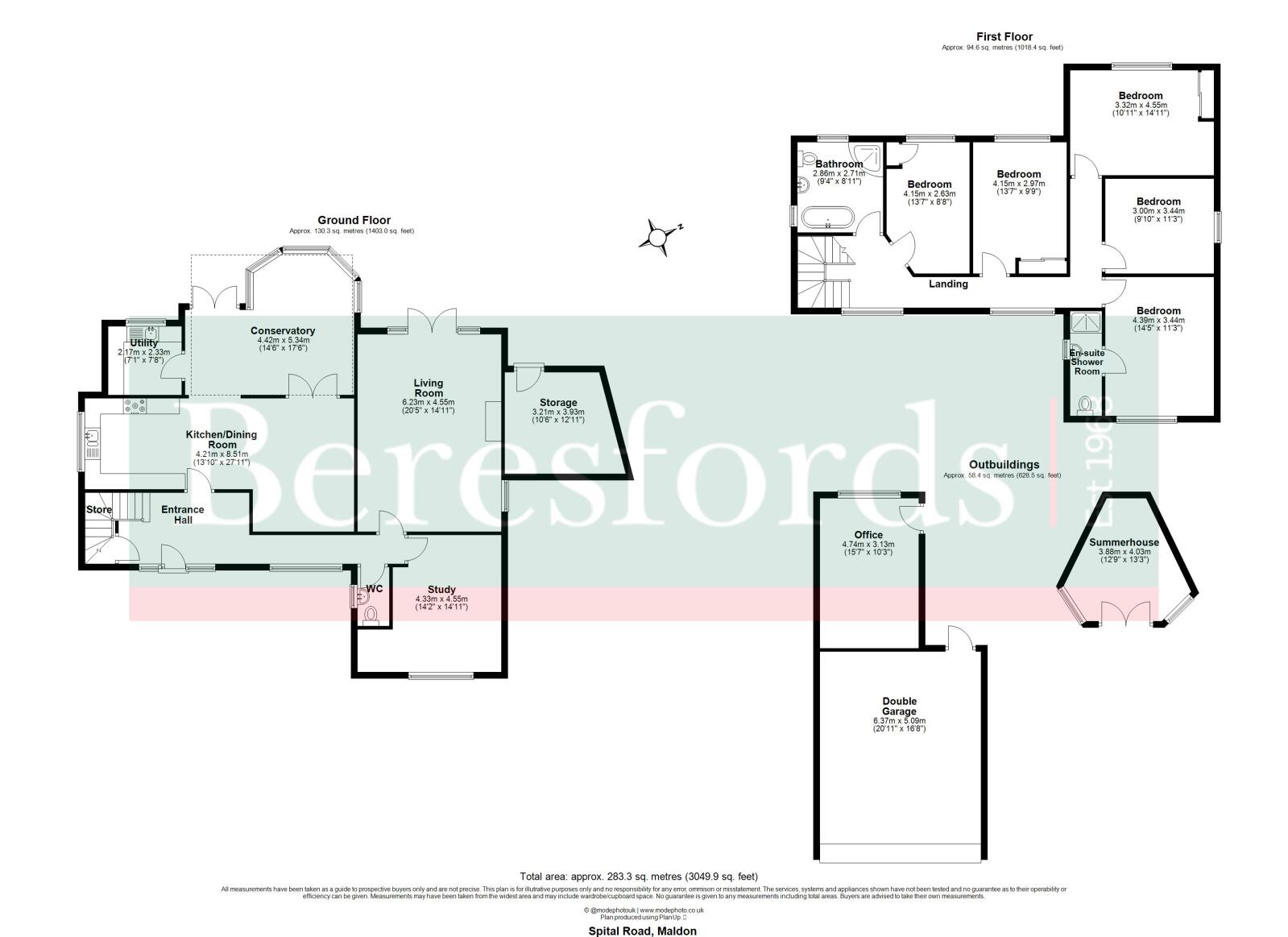 2, Spital Road, Essex floorplan