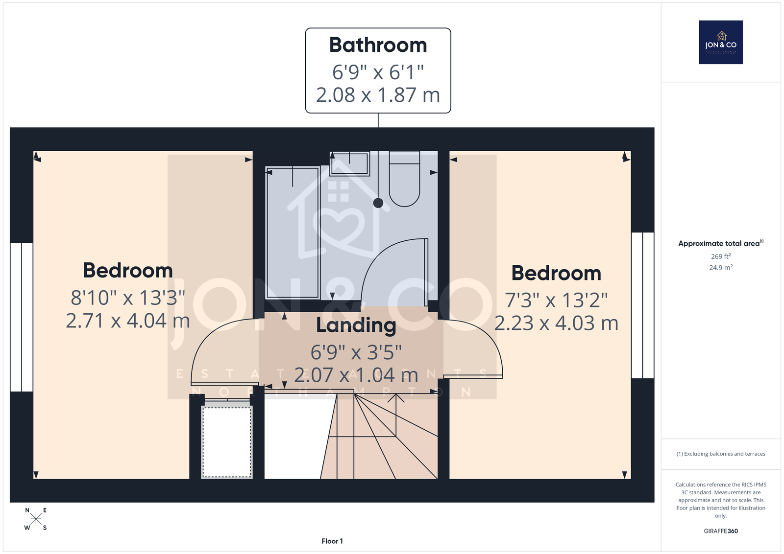 12 Mulbridge Way, Northampton floorplan