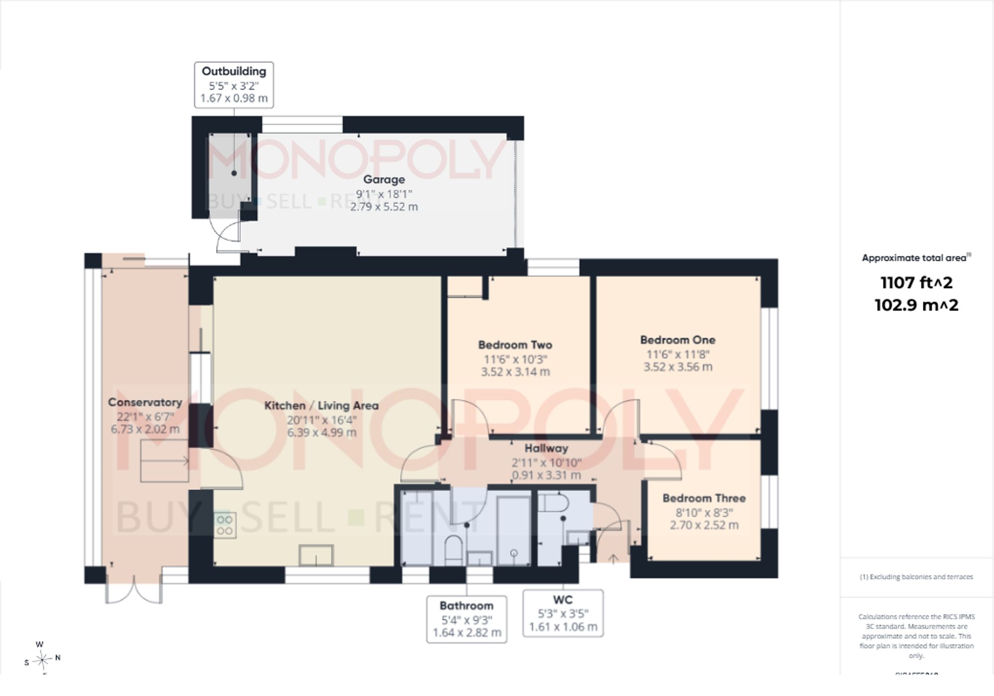 11 Townfield Lane, Chester floorplan