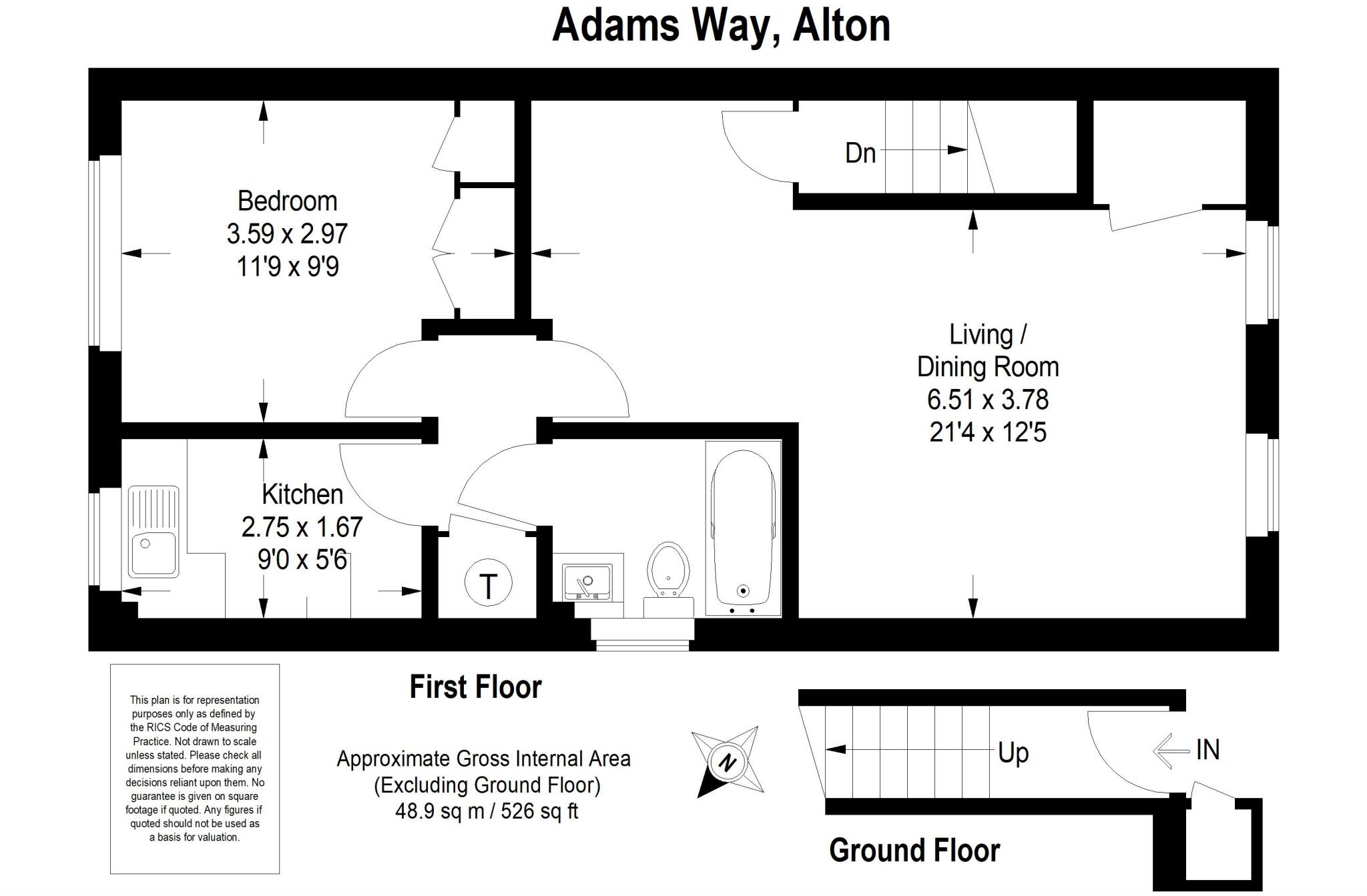 72, Adams Way, Alton floorplan