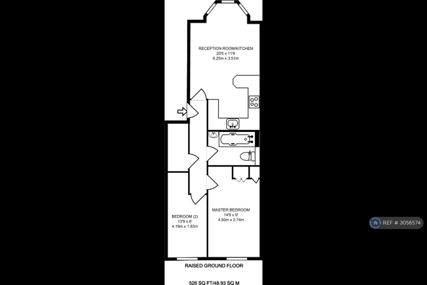 Greyhound Road, Flat, London floorplan
