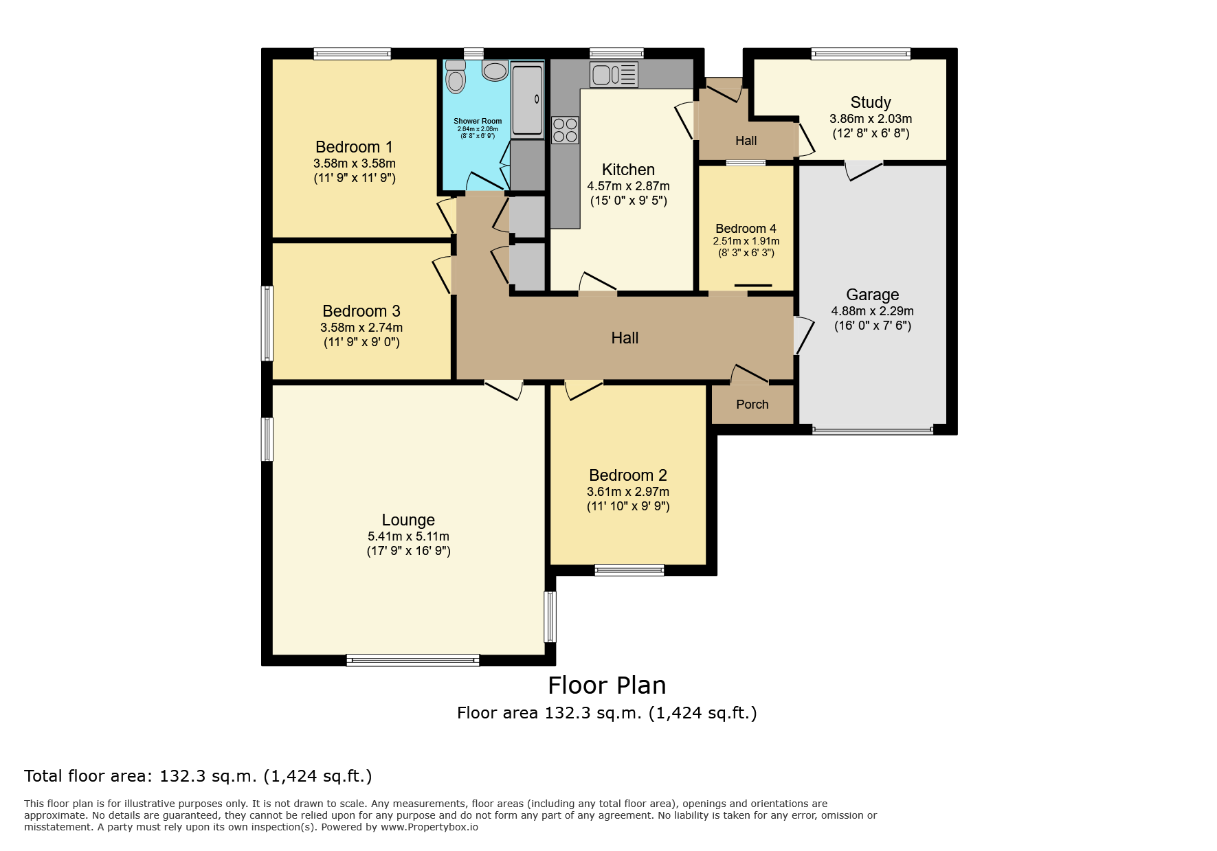 120 Meadow Lane, Coalville floorplan