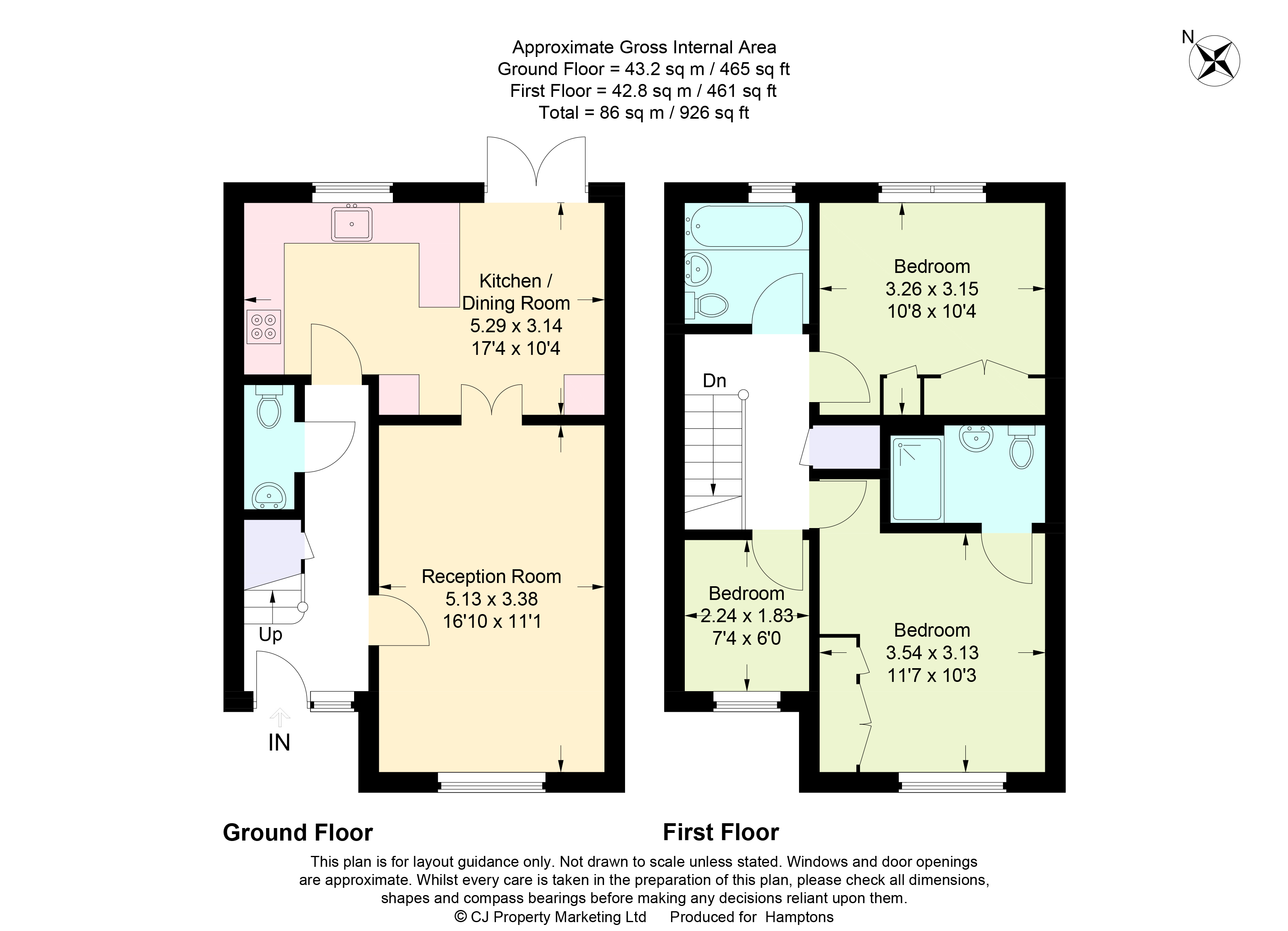 37, Beningfield Drive, St. Albans floorplan