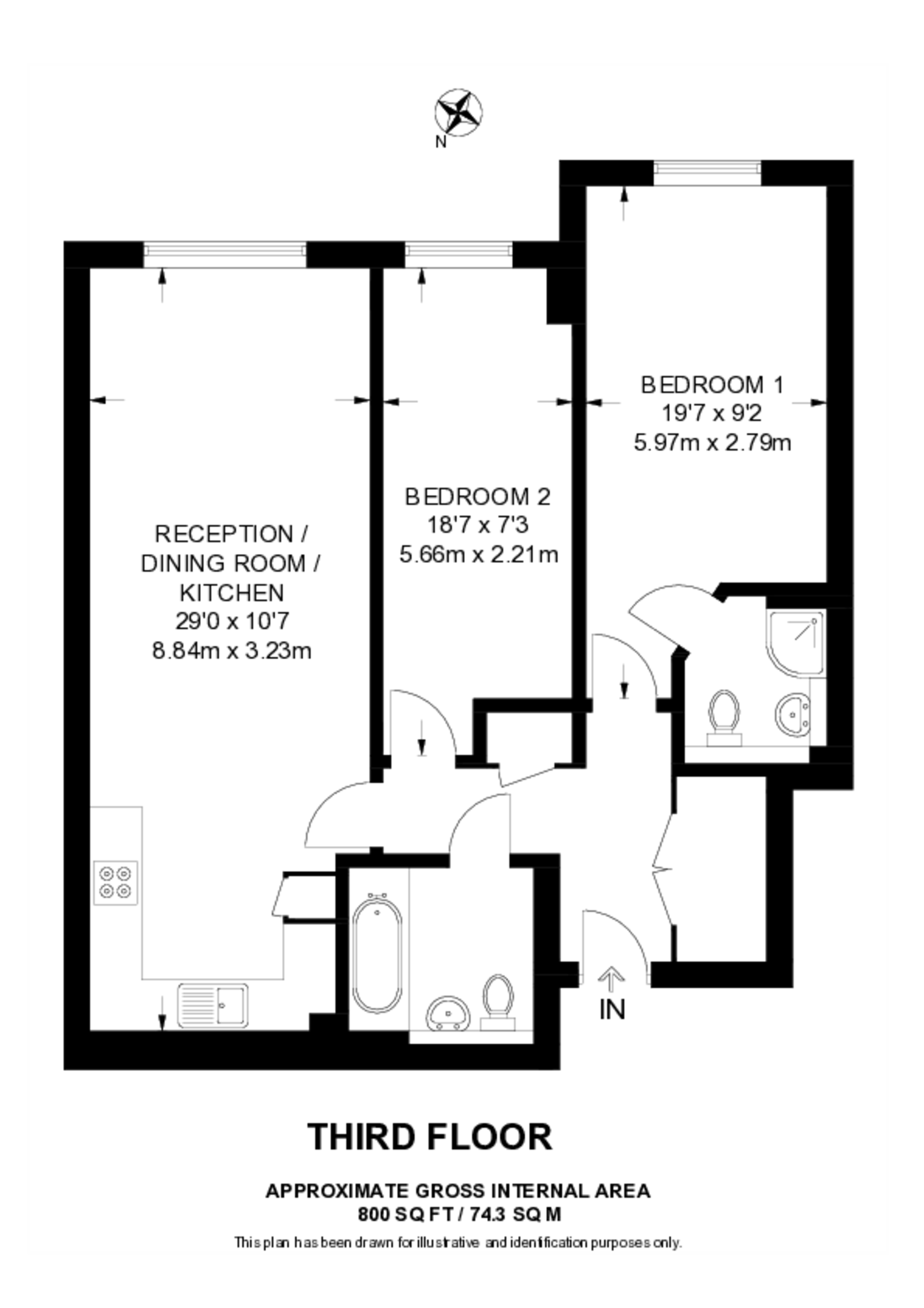 Addiscombe Road, East Croydon floorplan