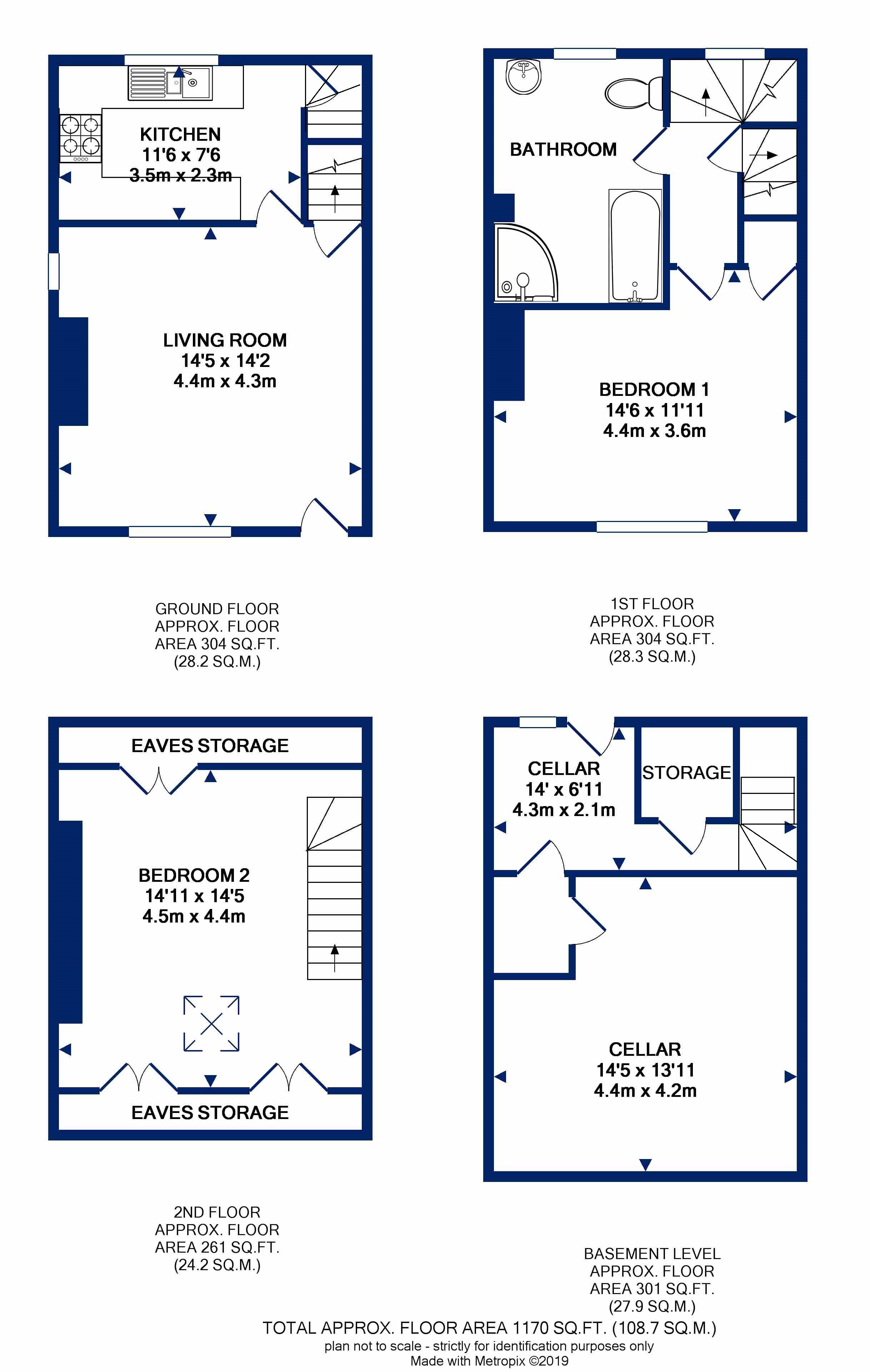 2 Bedrooms Terraced house for sale in Rock Lane, Rodley, Leeds, West Yorkshire LS13