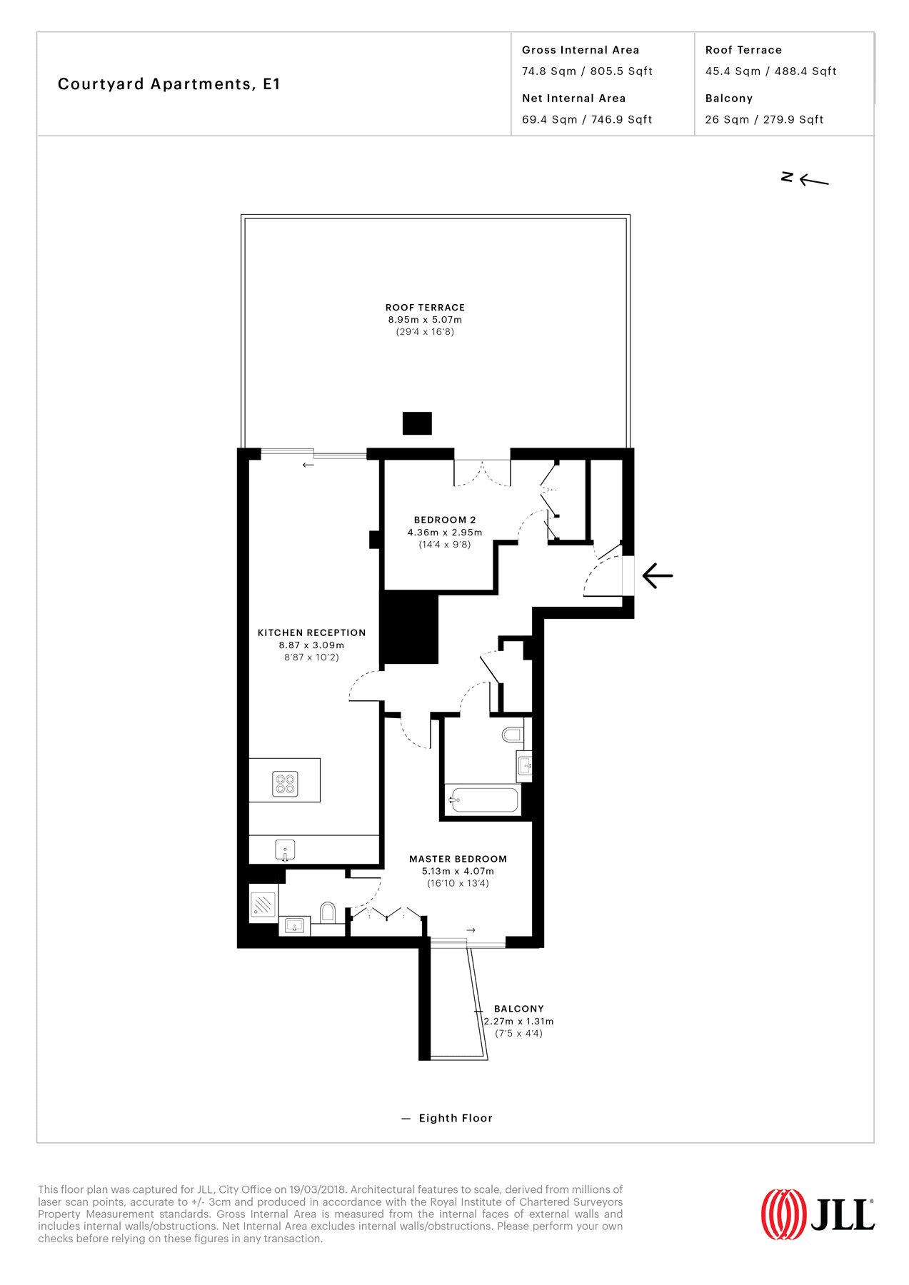2 Bedrooms Flat to rent in Courtyard Apartments, 3 Avantgarde Place, London E1