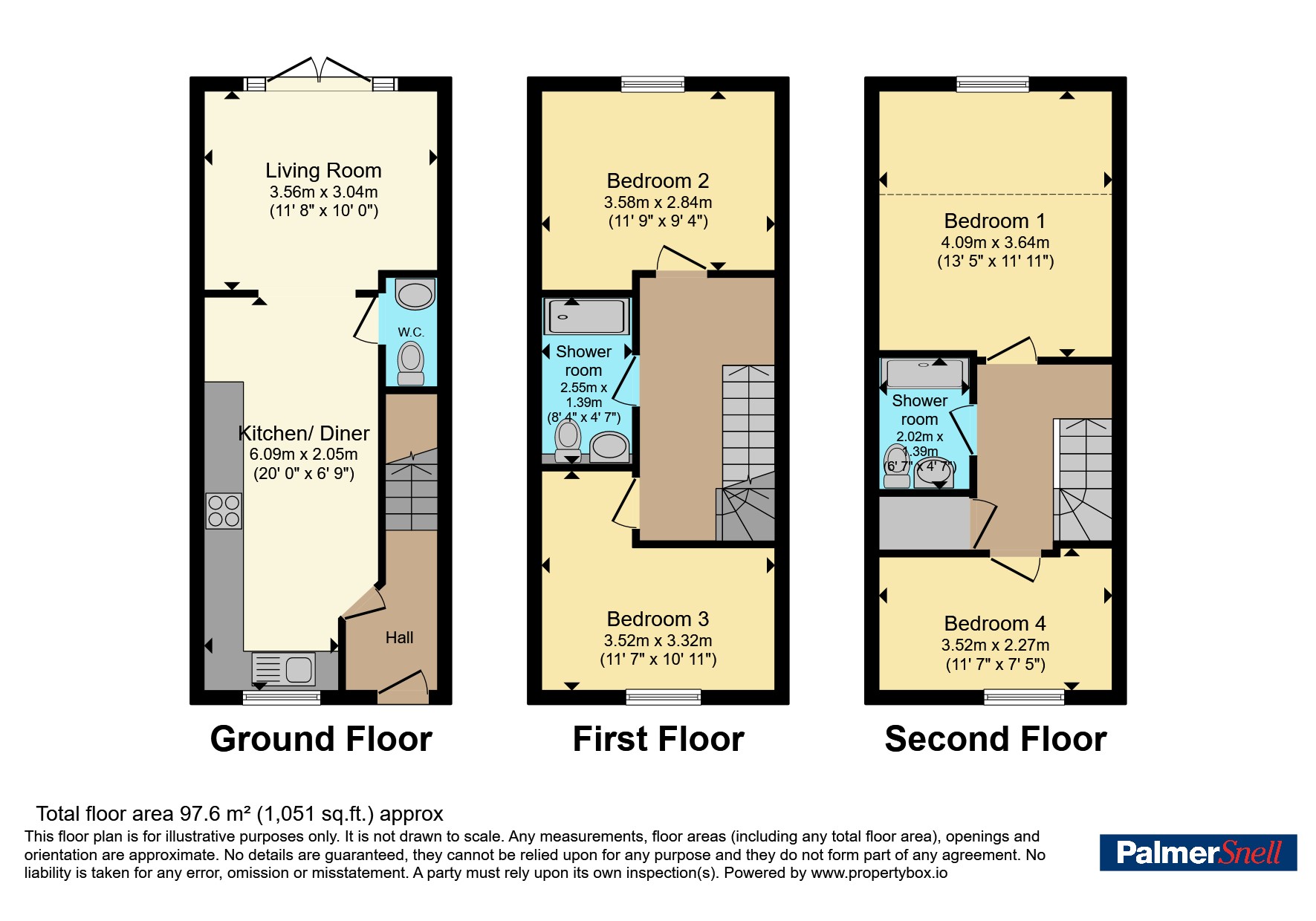 38, Pollards Yard, Bridgwater, Somerset, TA6 floorplan