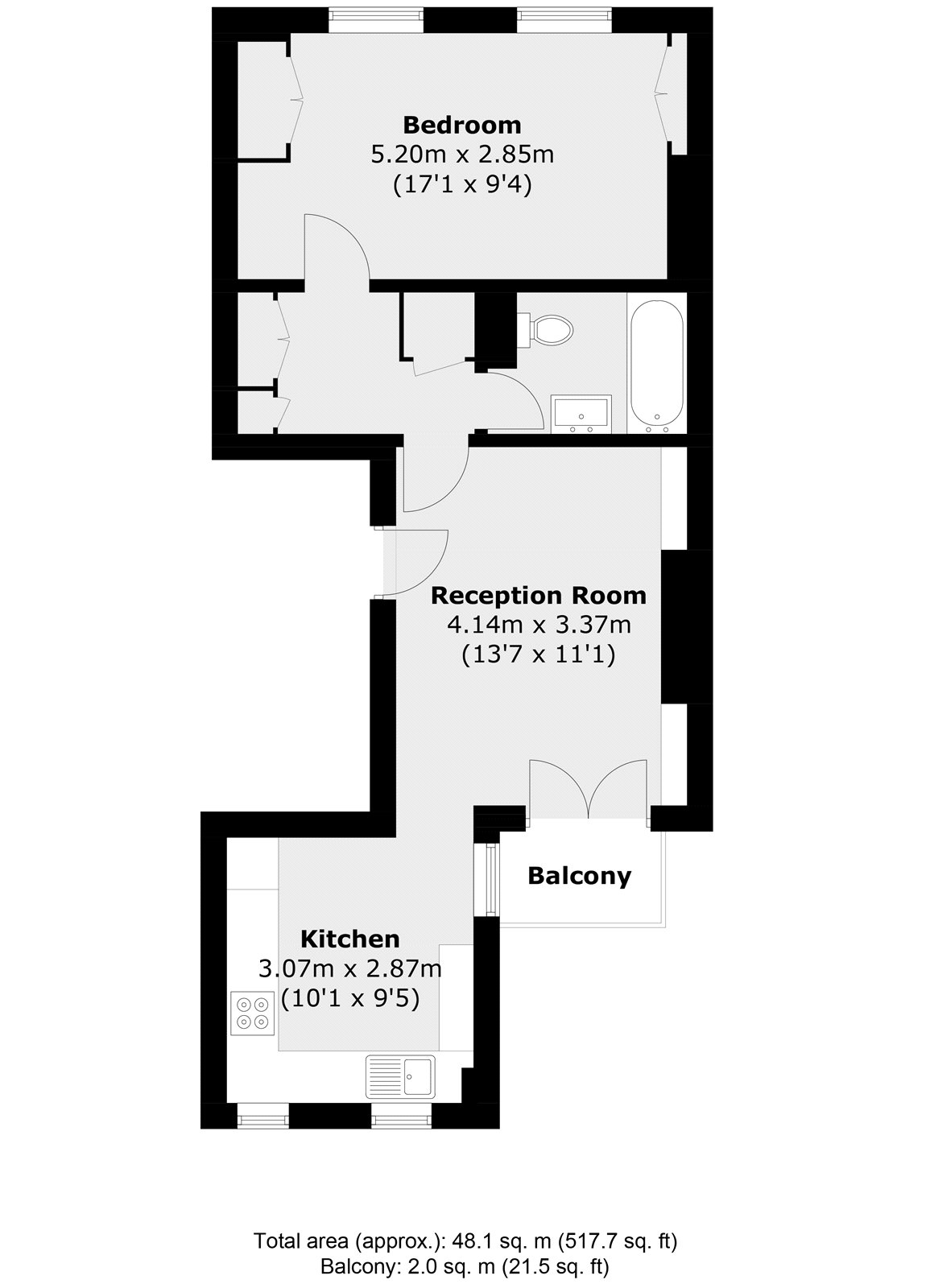 Flat, 2, 14 Strutton Ground, London floorplan