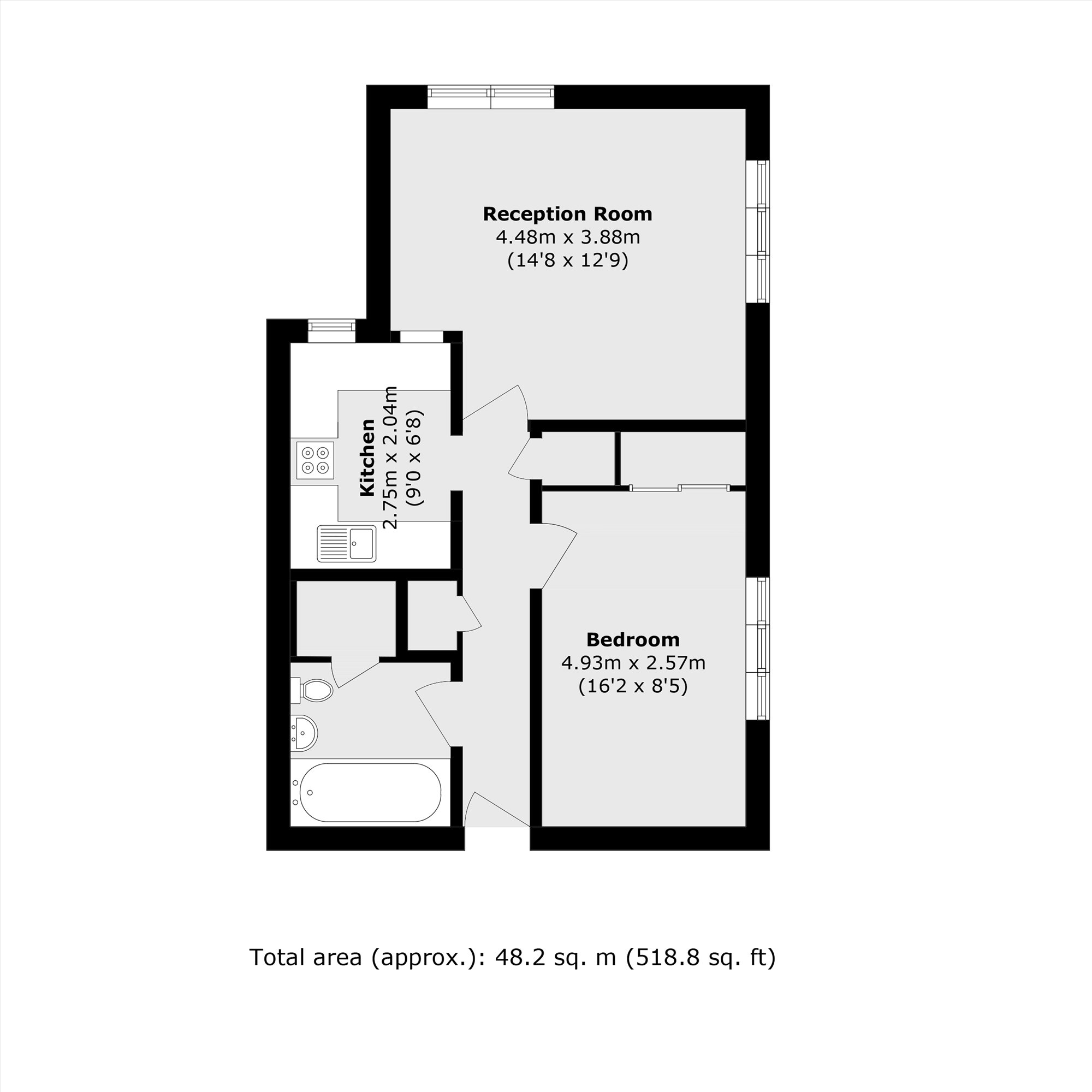 23, Verran Road, London floorplan
