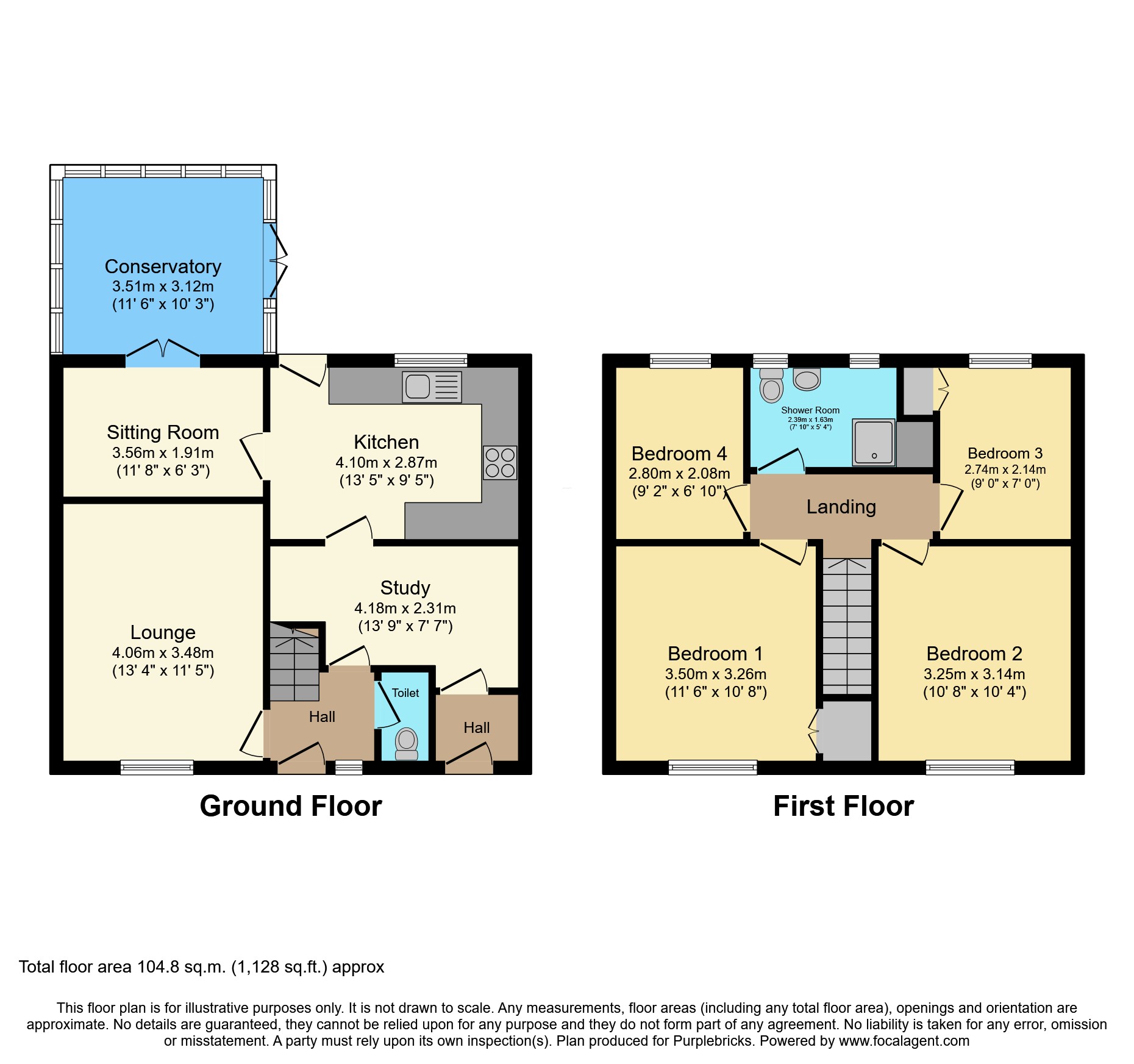 127, Glovers Lane, Bootle floorplan