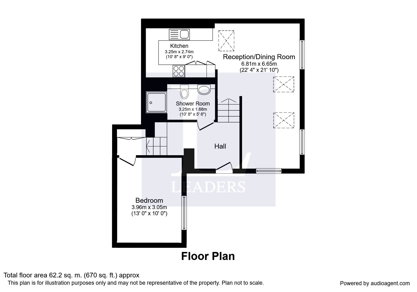 1 Bedrooms Flat to rent in Becketts Place, Hampton Wick, Kingston Upon Thames KT1